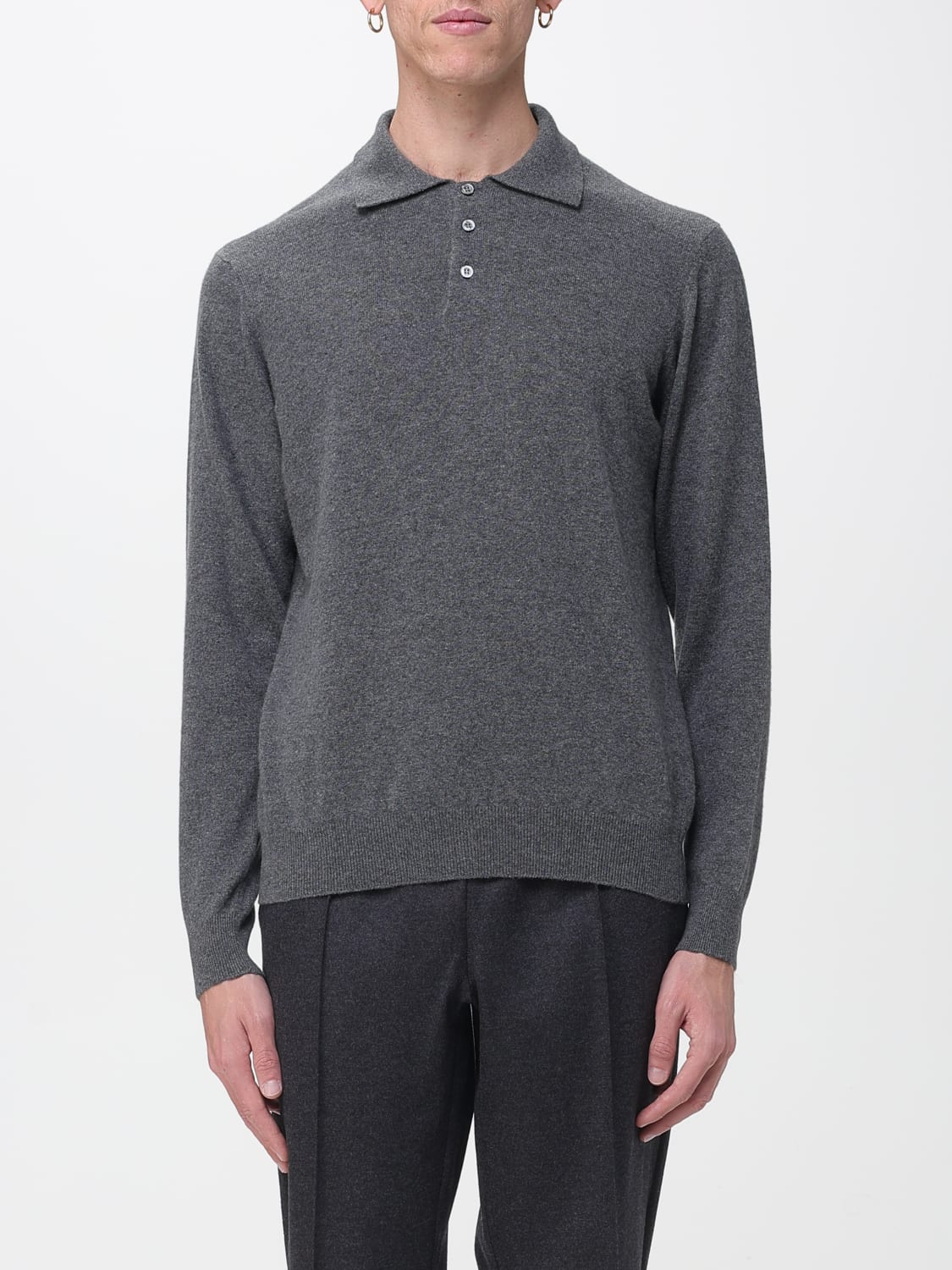 DRUMOHR POLO: Polo herren Drumohr, Grau - Img 1