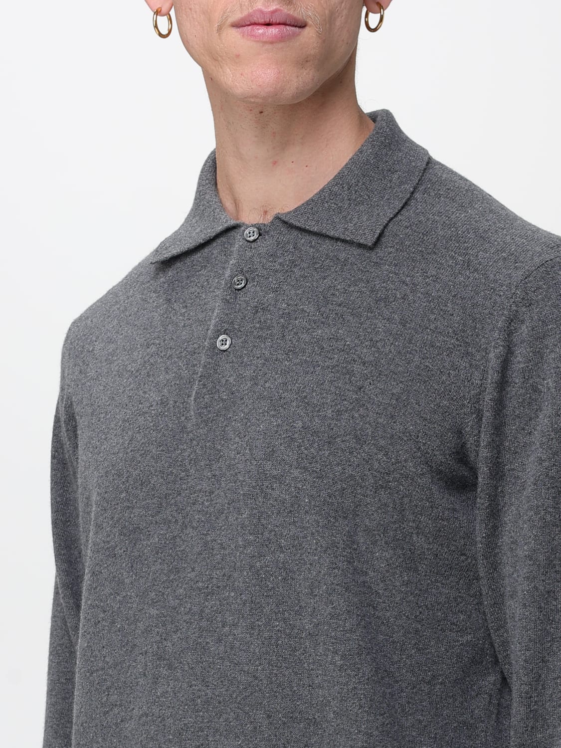 DRUMOHR POLO: Polo herren Drumohr, Grau - Img 3