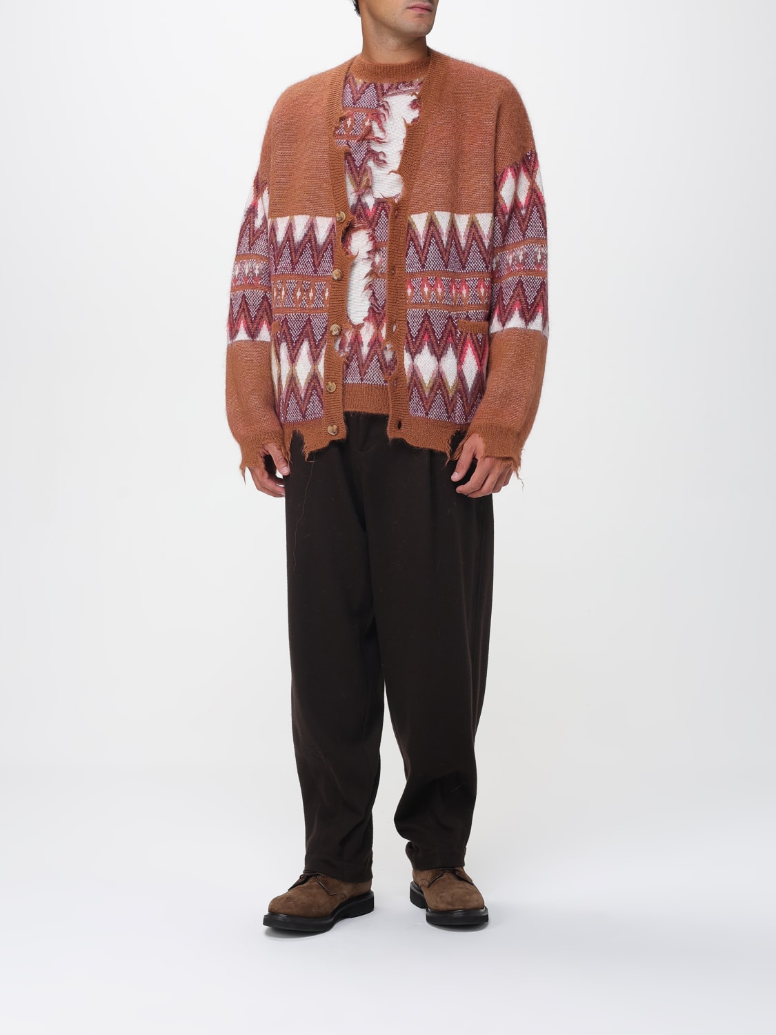 LANEUS SWEATER: Sweater men Laneus, Brown - Img 2