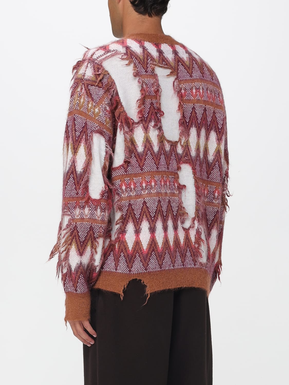 LANEUS SWEATER: Sweater men Laneus, Brown - Img 3