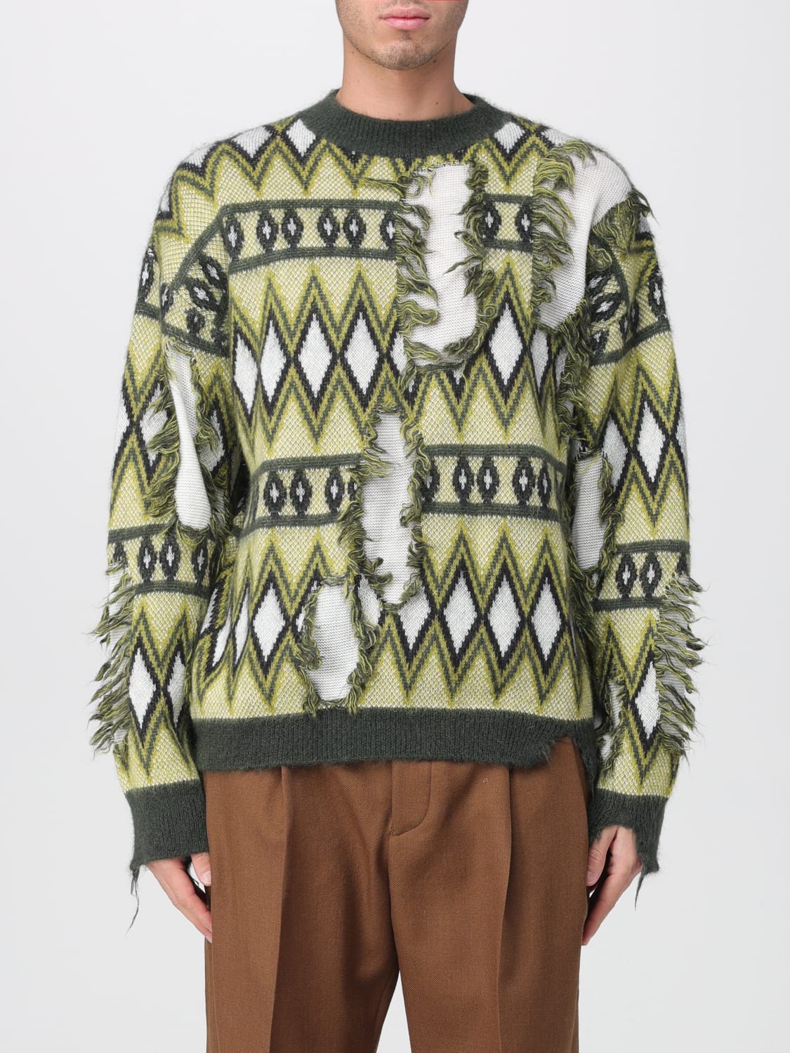LANEUS SWEATER: Sweater men Laneus, Lime - Img 1
