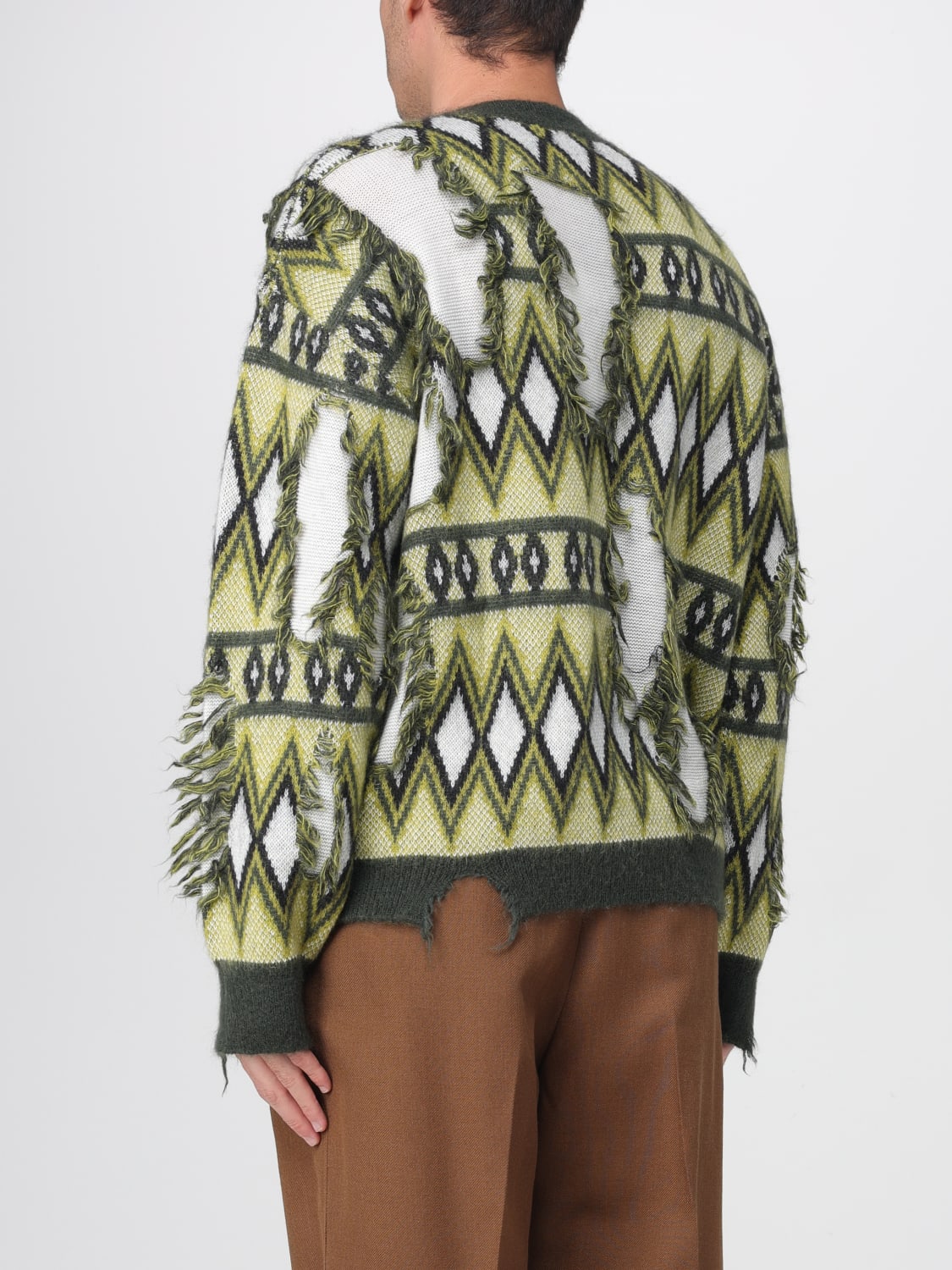 LANEUS SWEATER: Sweater men Laneus, Lime - Img 2