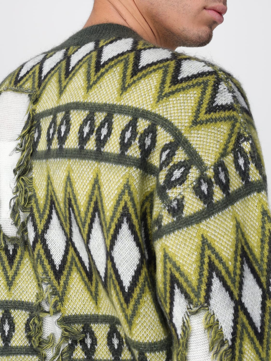 LANEUS SWEATER: Sweater men Laneus, Lime - Img 3