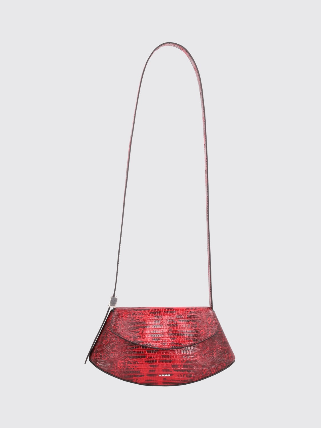 JIL SANDER BORSA A TRACOLLA: Borsa a tracolla Eldorado Jil Sander, Bordeaux - Img 1