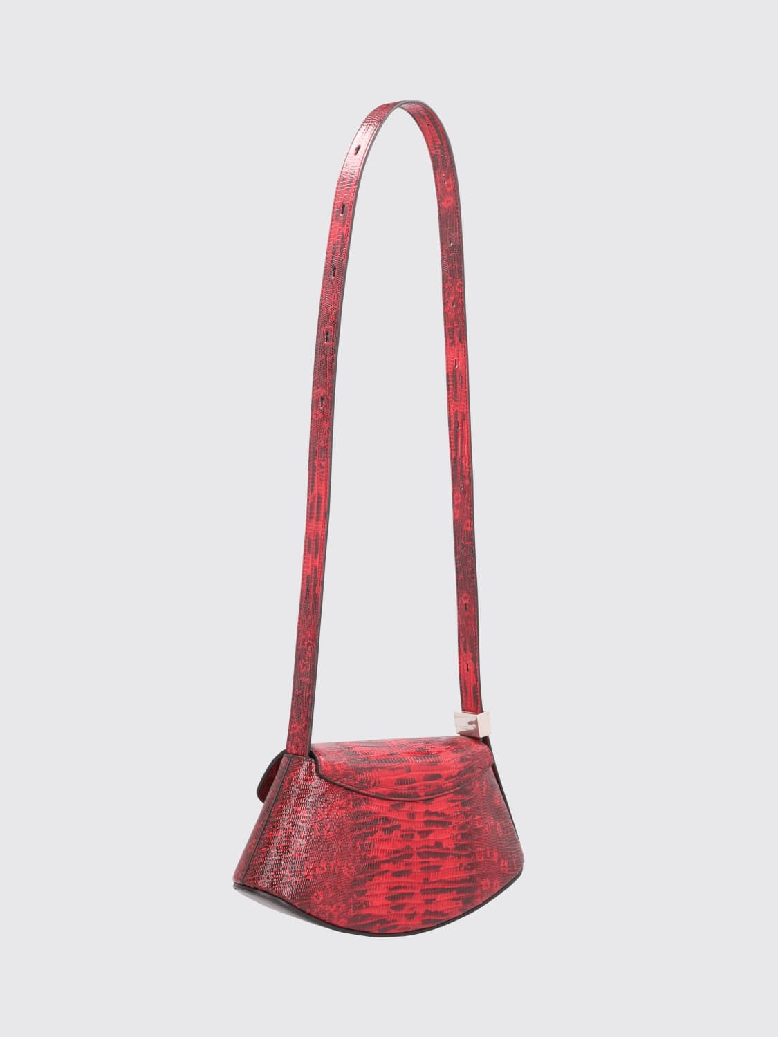 JIL SANDER BORSA A TRACOLLA: Borsa a tracolla Eldorado Jil Sander, Bordeaux - Img 2