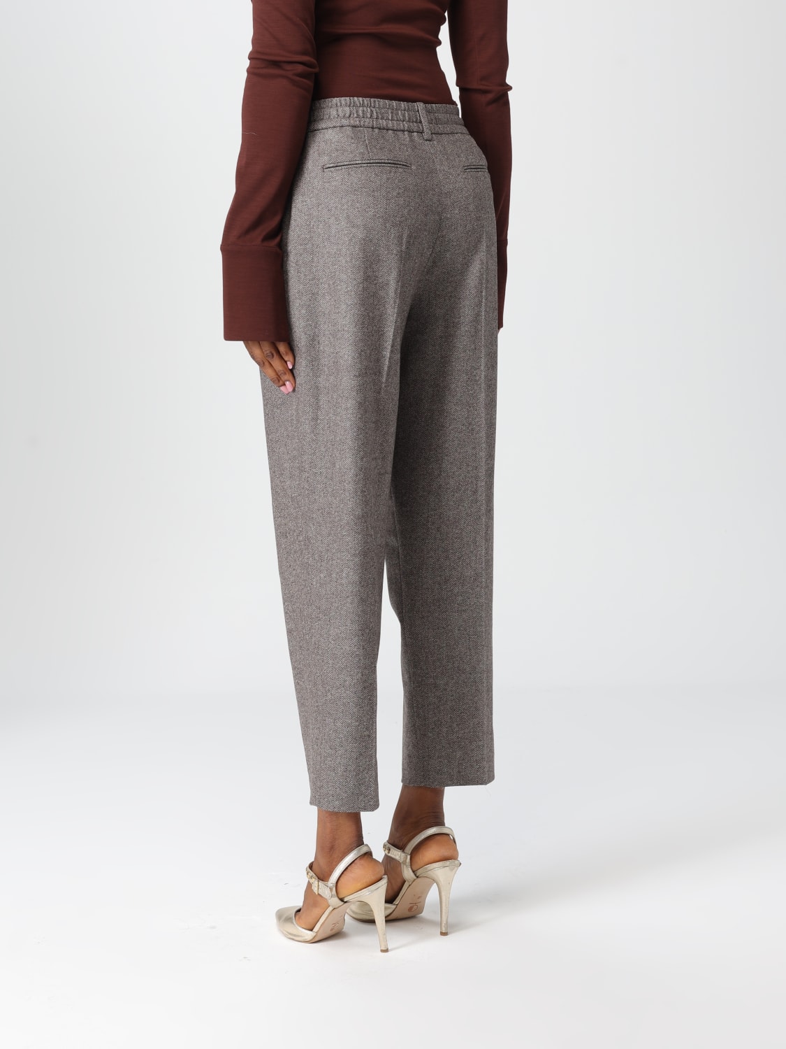 PT TORINO PANTS: Pants woman Pt Torino, Beige - Img 2