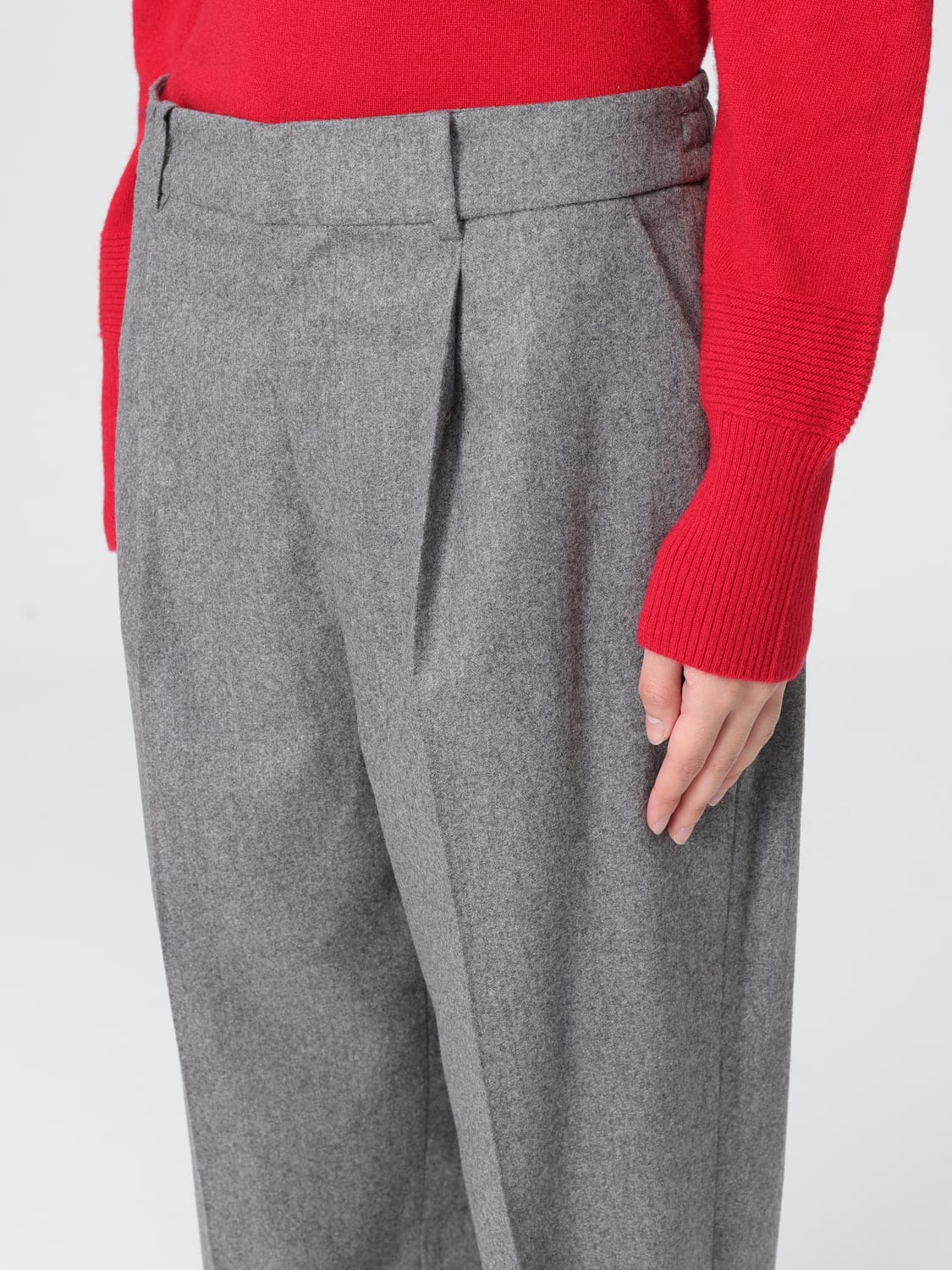 PT TORINO PANTS: Pants woman Pt Torino, Grey - Img 3