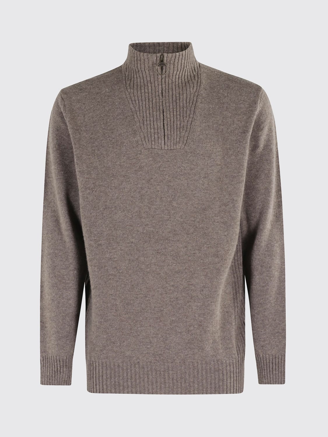 BARBOUR SWEATER: Sweater men Barbour, Grey - Img 1