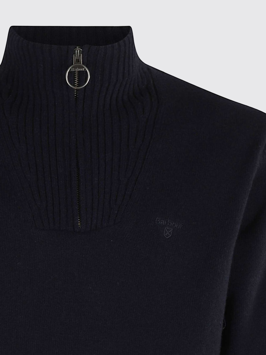 BARBOUR MAGLIA: Pullover Barbour in lana , Blue Navy - Img 3