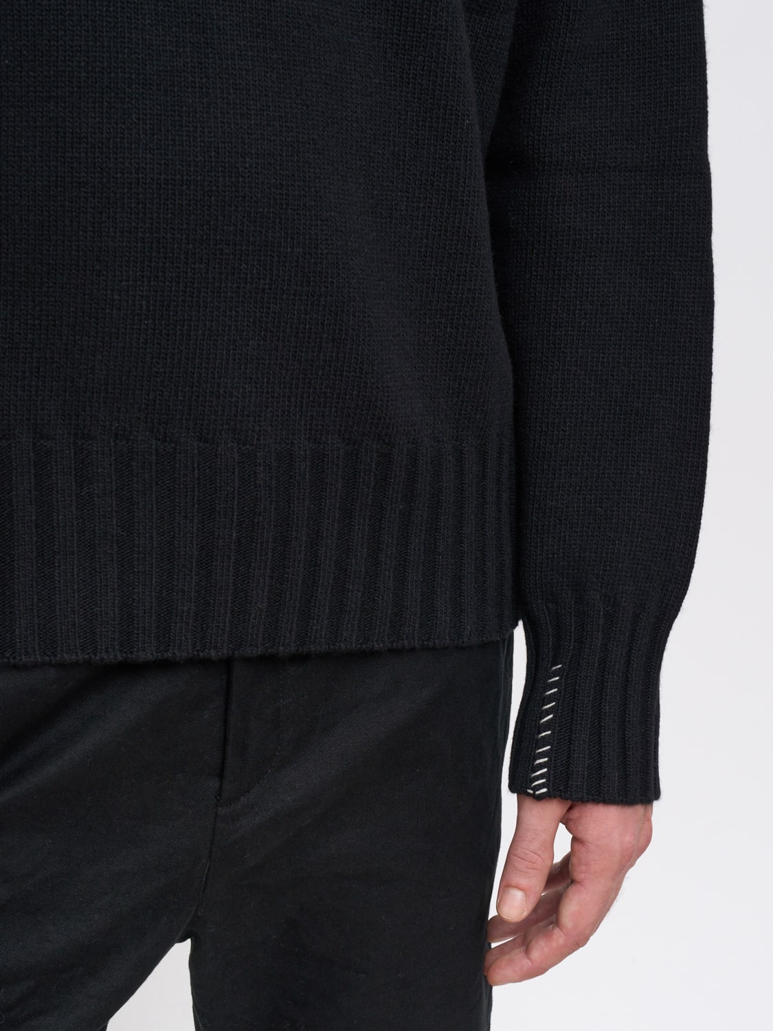 ISABEL BENENATO PULLOVER: Pullover herren Isabel Benenato, Schwarz - Img 4