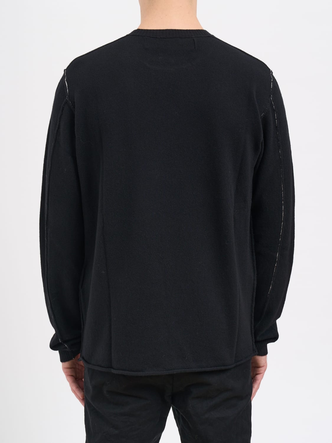 ISABEL BENENATO SWEATER: Sweater men Isabel Benenato, Black - Img 2