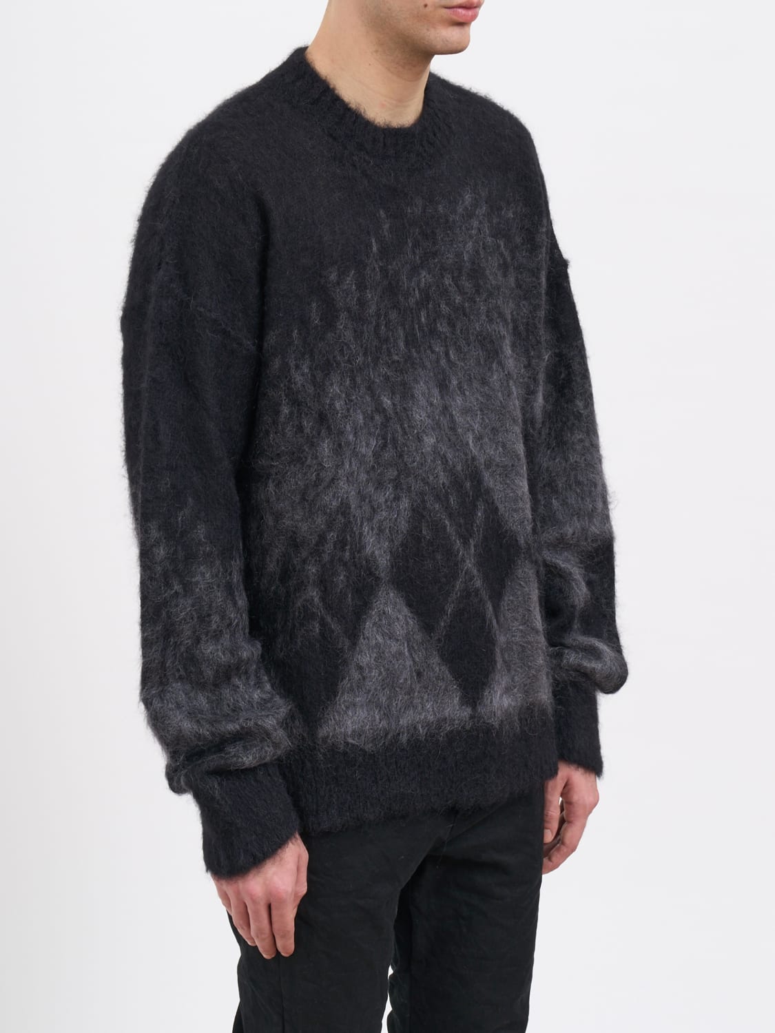 ISABEL BENENATO SWEATER: Sweater men Isabel Benenato, Grey - Img 3