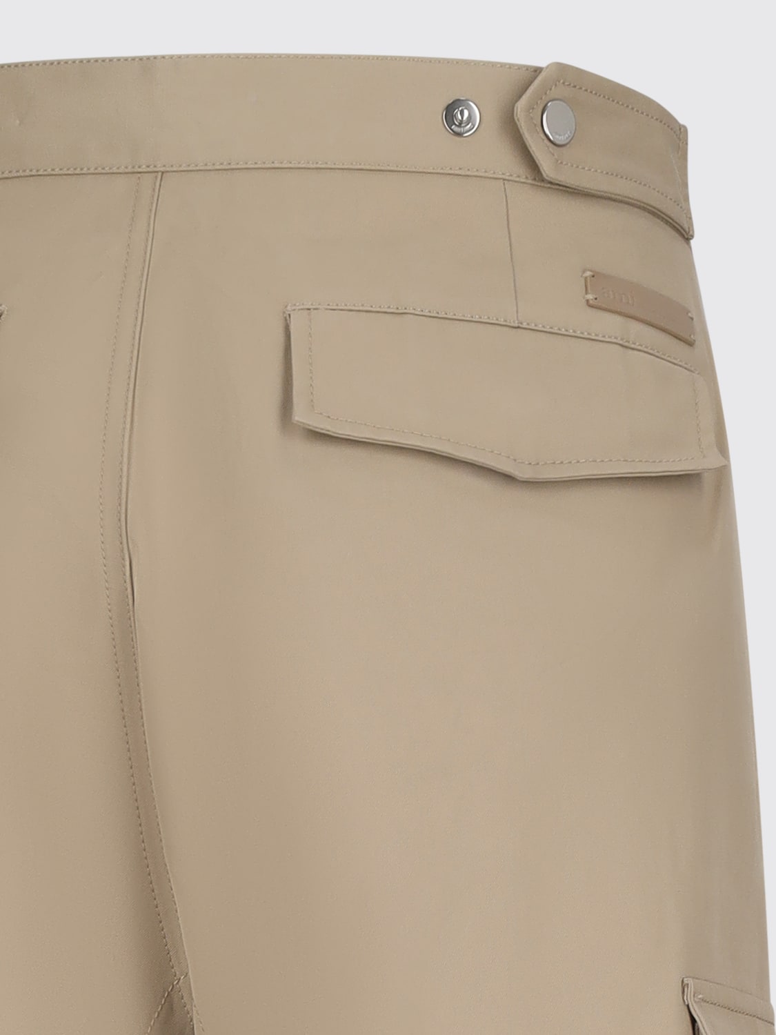 AMI PARIS PANTS: Pants men Ami Paris, Beige - Img 3