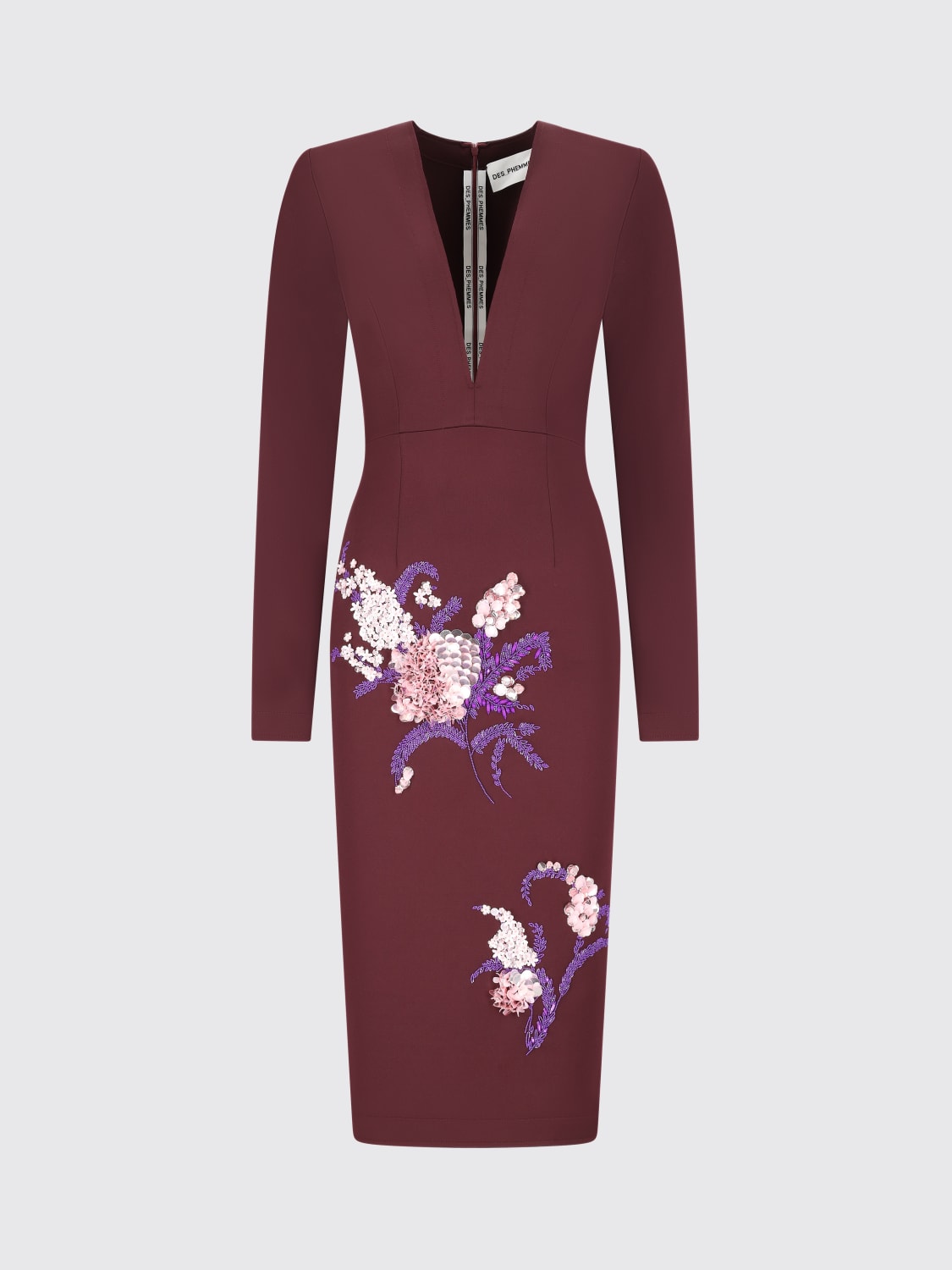 DES PHEMMES DRESS: Dress woman Des Phemmes, Violet - Img 1