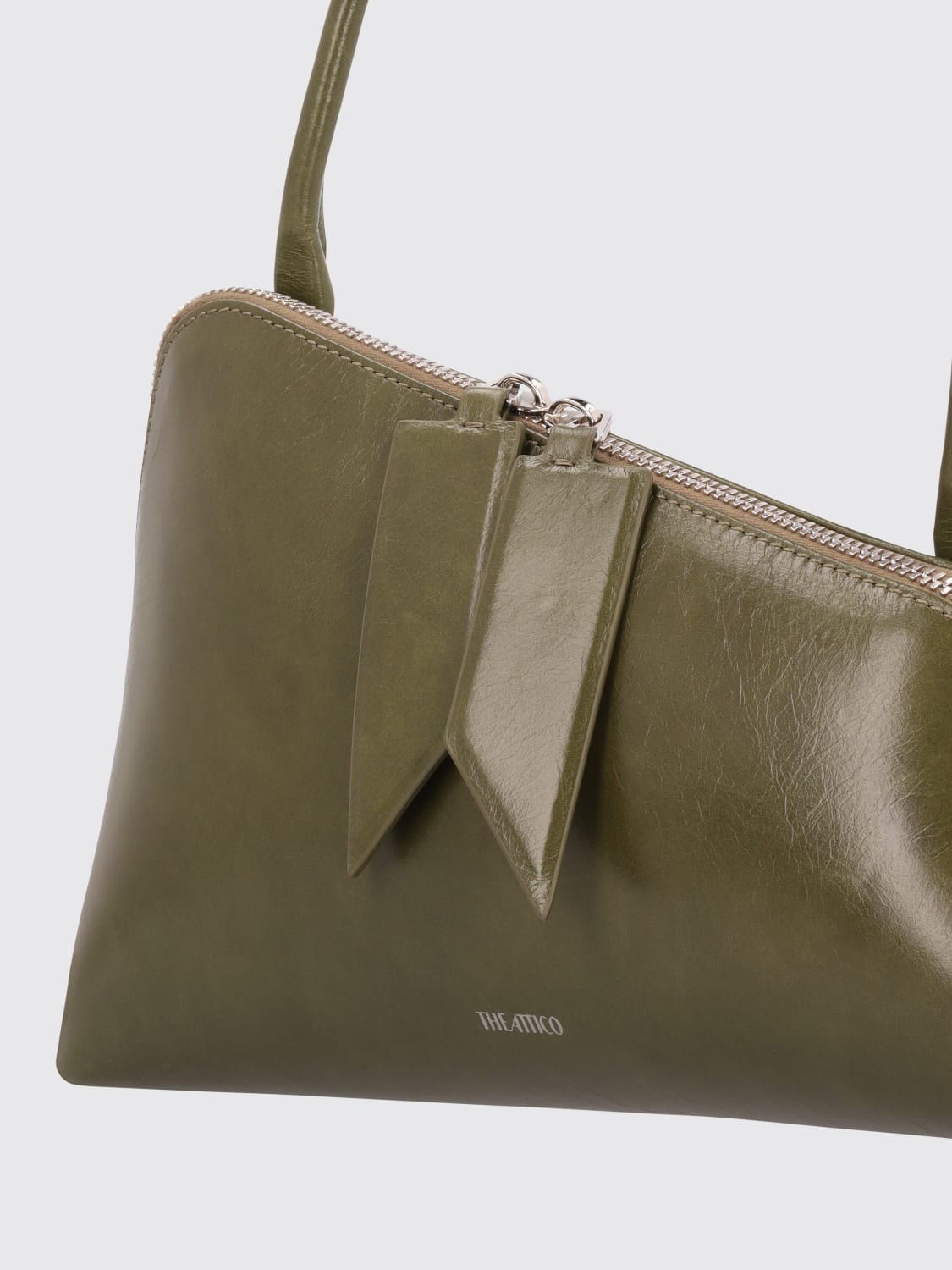 THE ATTICO BORSA A SPALLA: Borsa a spalla donna The Attico, Militare - Img 3