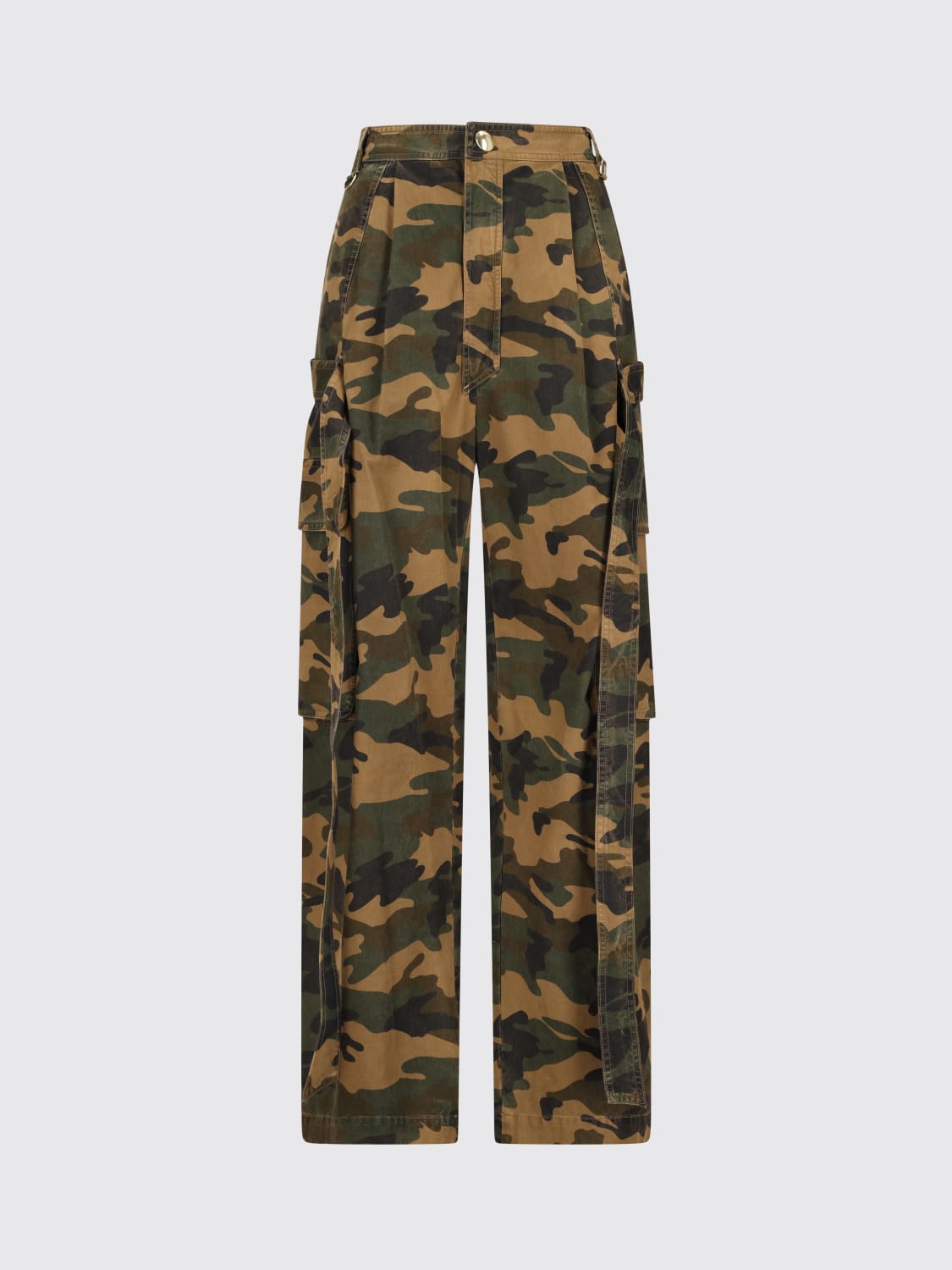 DARKPARK 裤子: 裤子 女士 Darkpark, 棕色 - Img 1