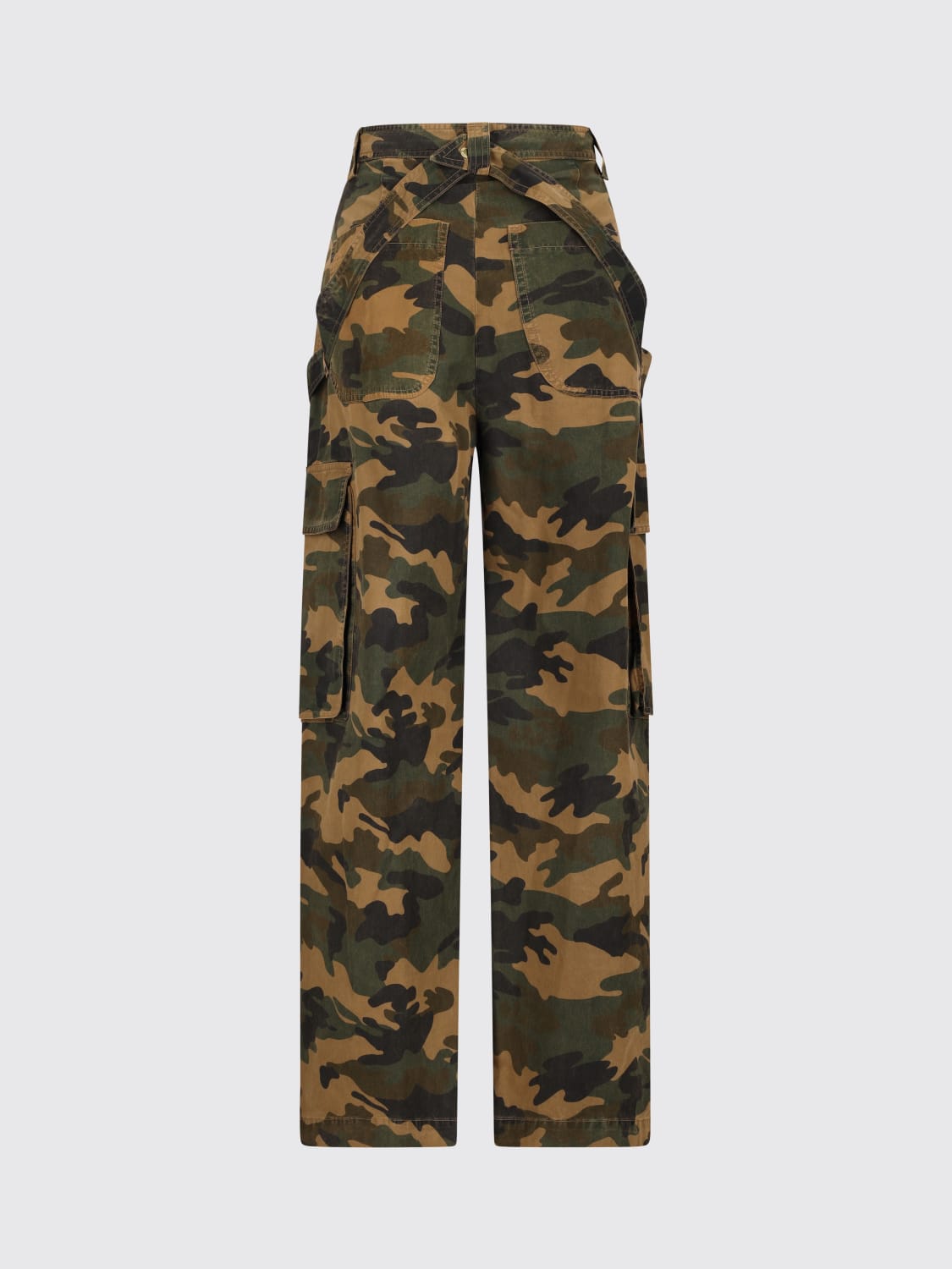 DARKPARK 裤子: 裤子 女士 Darkpark, 棕色 - Img 2