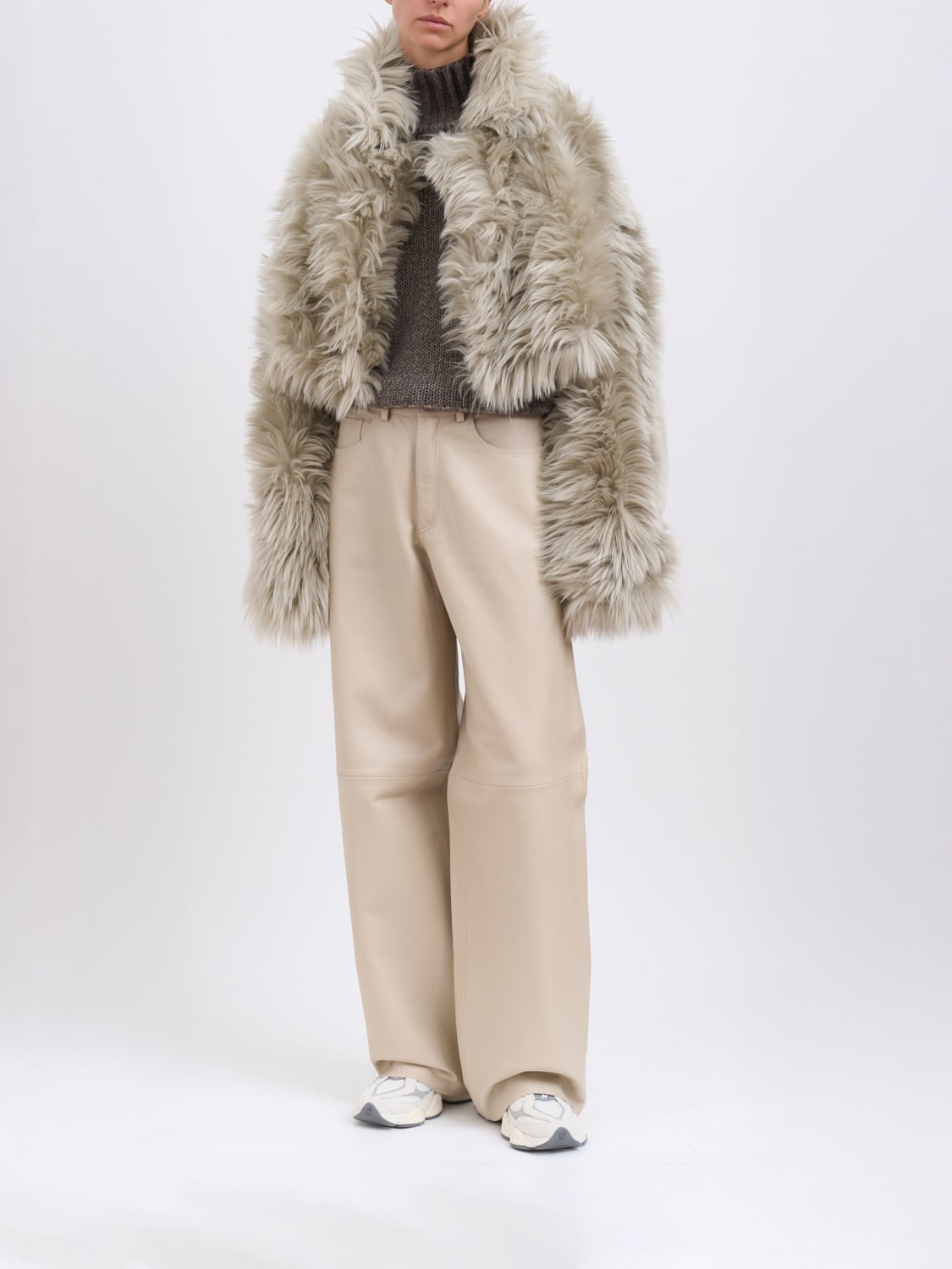 THELATEST PELZMANTEL: Jacke damen Thelatest, Grau - Img 2