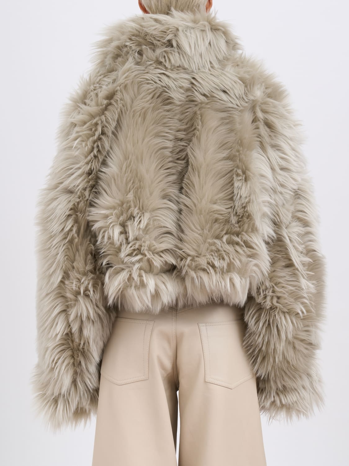 THELATEST PELZMANTEL: Jacke damen Thelatest, Grau - Img 3