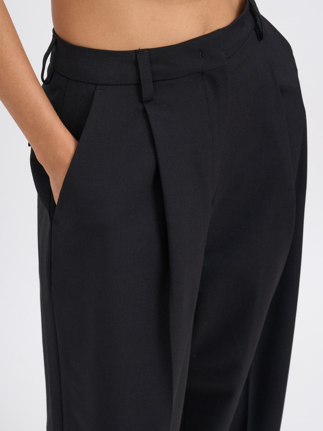 THELATEST PANTS: Pants woman Thelatest, Black - Img 4