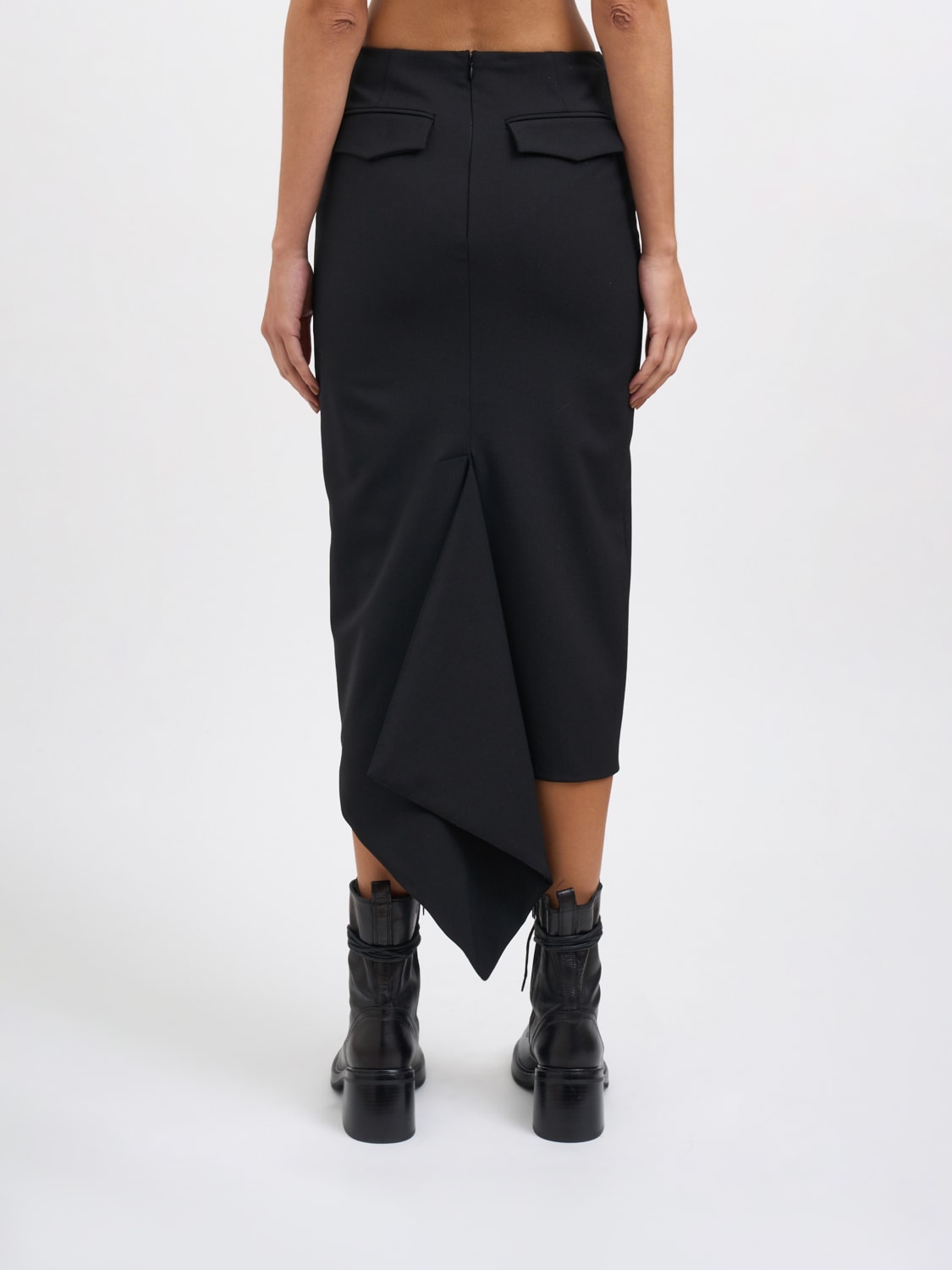 THELATEST SKIRT: Skirt woman Thelatest, Black - Img 2