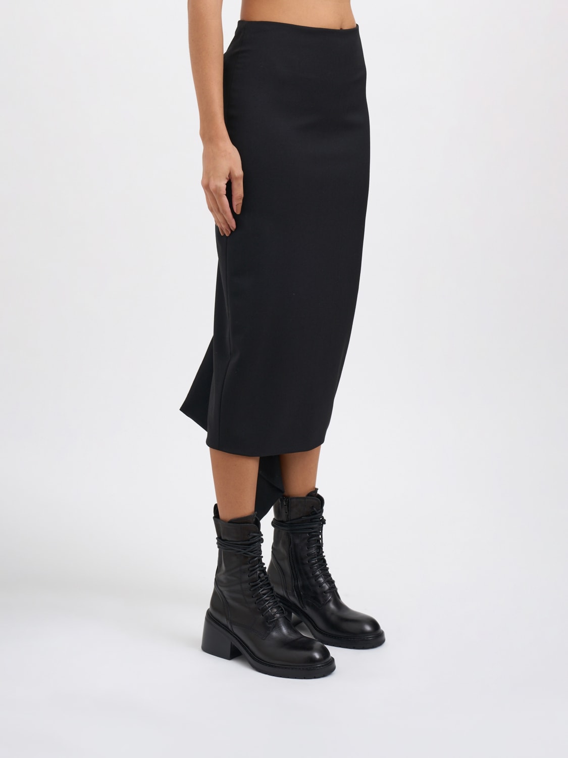 THELATEST SKIRT: Skirt woman Thelatest, Black - Img 3