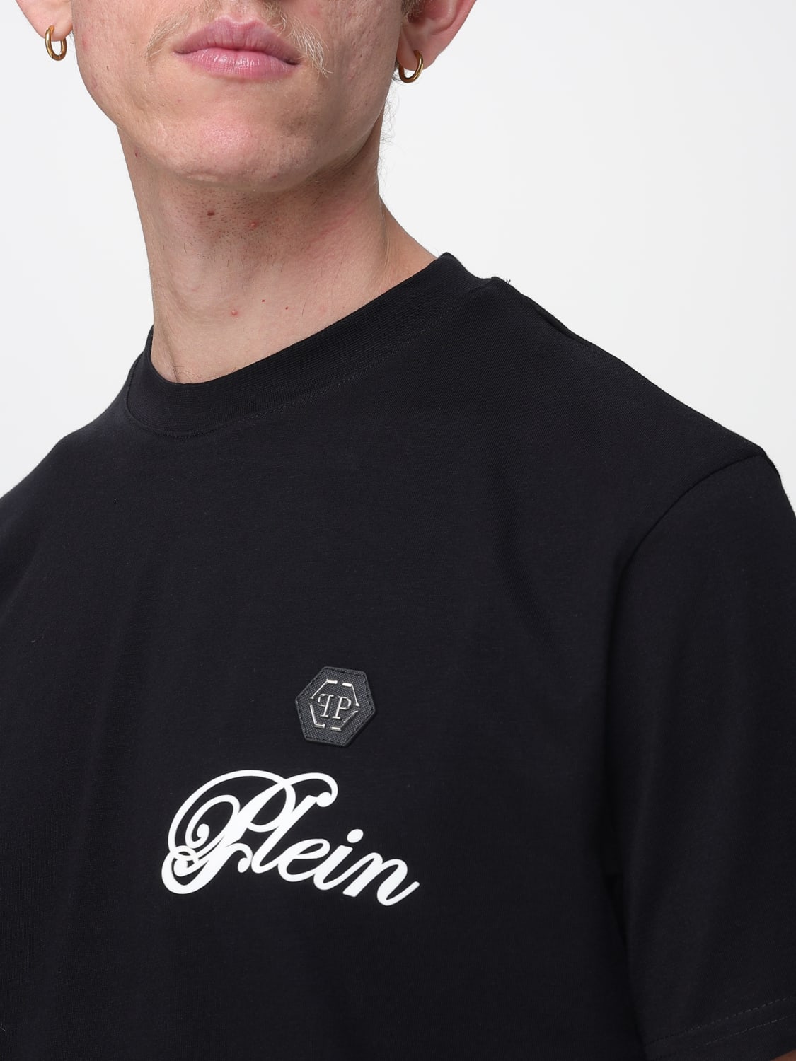 PHILIPP PLEIN T恤: T恤 男士 Philipp Plein, 黑色 - Img 3