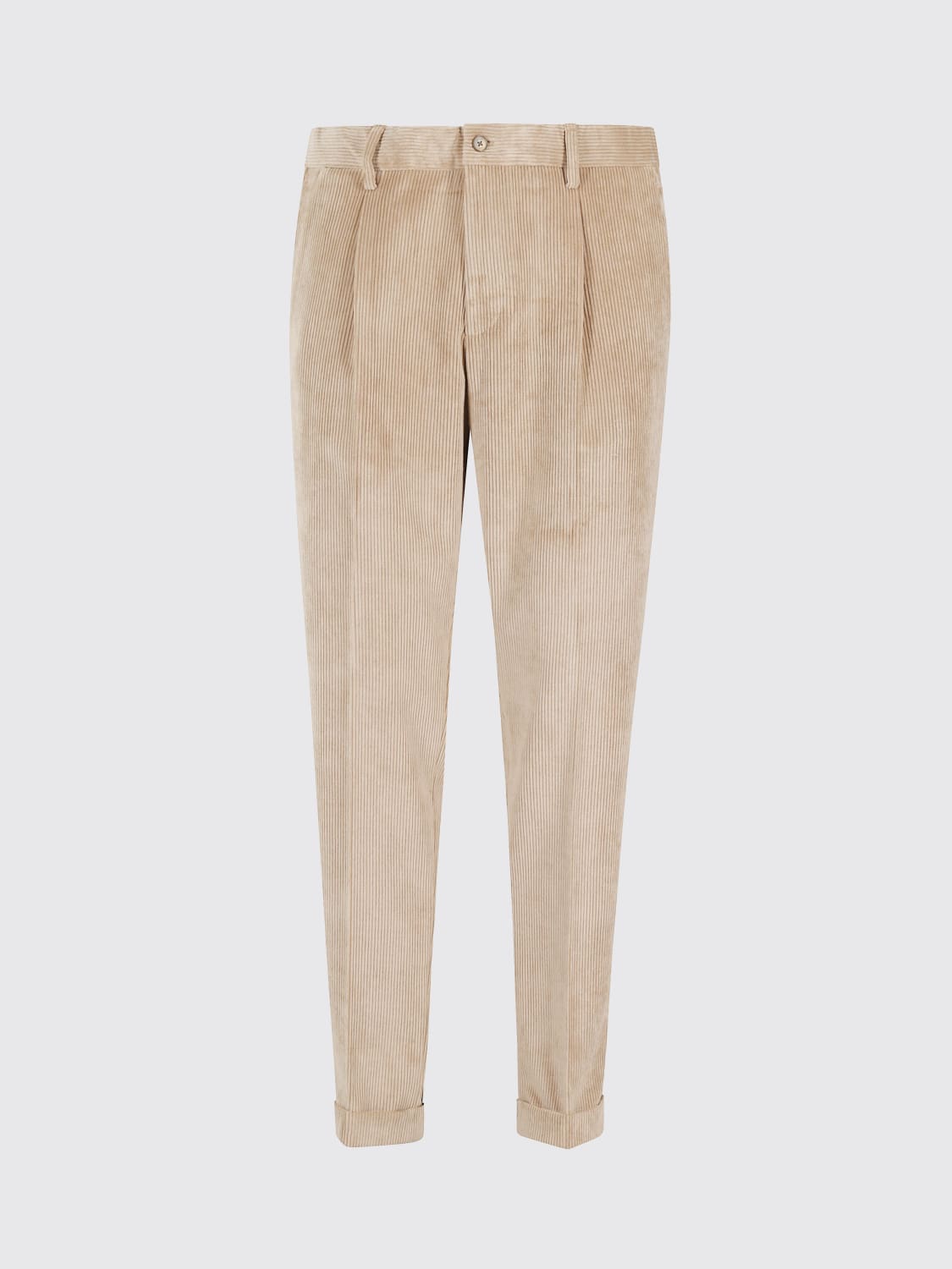 BRIGLIA 1949 PANTALONI: Pantaloni chino Briglia 1949 in velluto , Kaki - Img 1