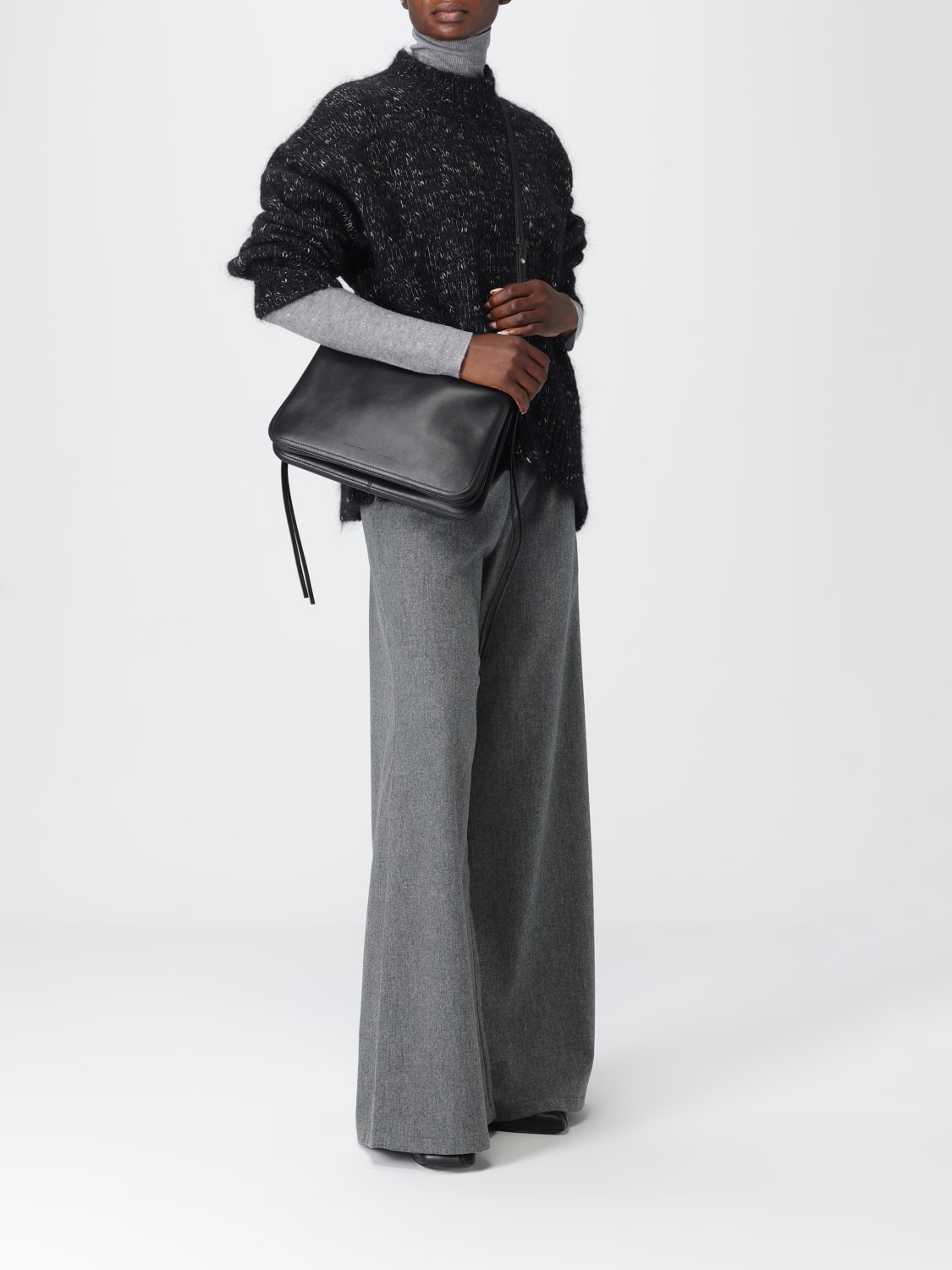 PHOEBE PHILO SHOULDER BAG: Shoulder bag woman Phoebe Philo, Black - Img 2