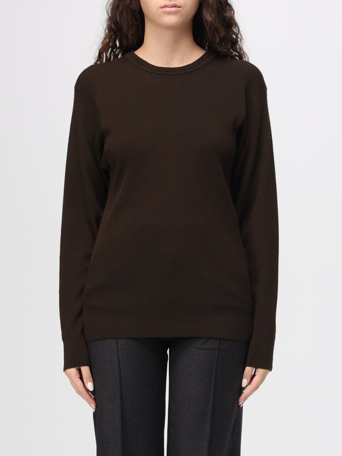 PHOEBE PHILO PULL: Pull femme Phoebe Philo, Kaki - Img 1