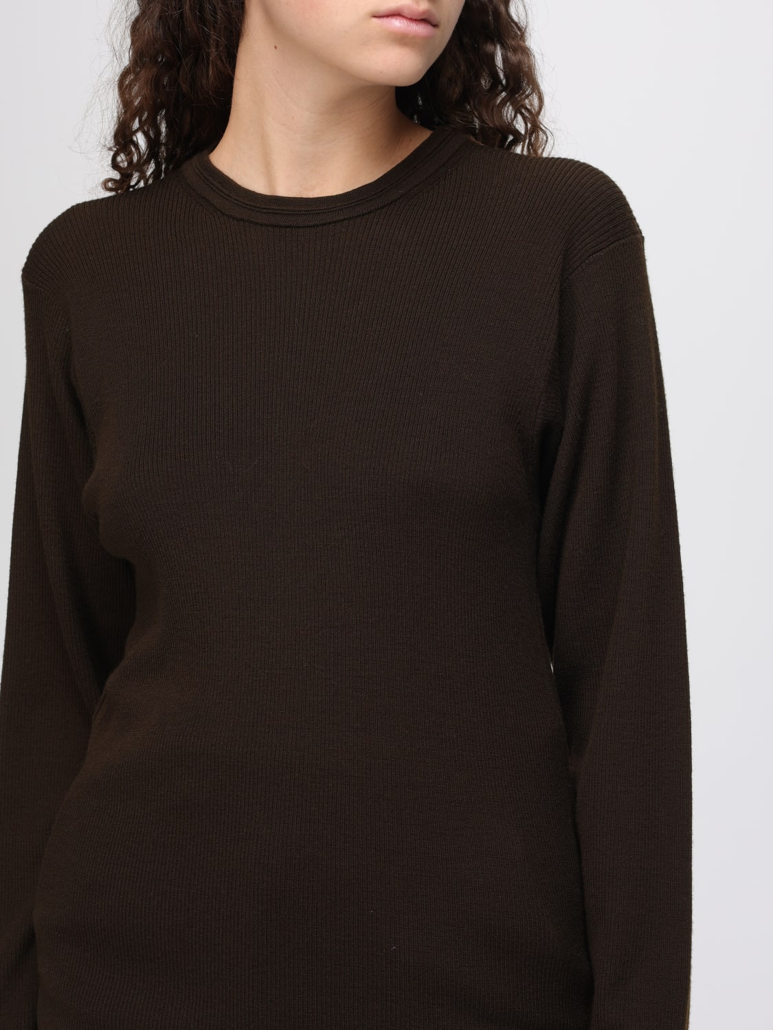 PHOEBE PHILO PULL: Pull femme Phoebe Philo, Kaki - Img 5