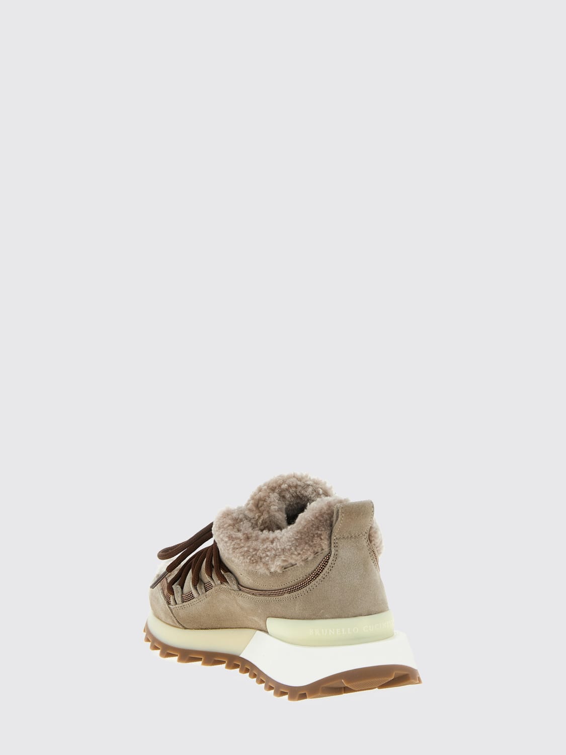 BRUNELLO CUCINELLI SNEAKERS: Sneakers woman Brunello Cucinelli, White - Img 3