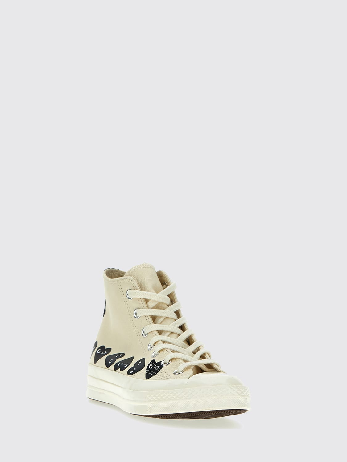 COMME DES GARÇONS PLAY X CONVERSE SNEAKERS: Sneakers men Comme Des Garçons Play, White - Img 2
