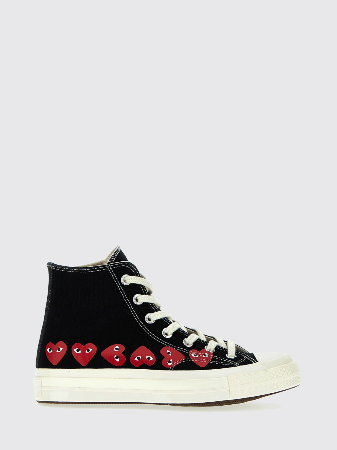 COMME DES GARÇONS PLAY X CONVERSE 运动鞋: 运动鞋 男士 Comme Des Garçons Play, 黑色 - Img 1