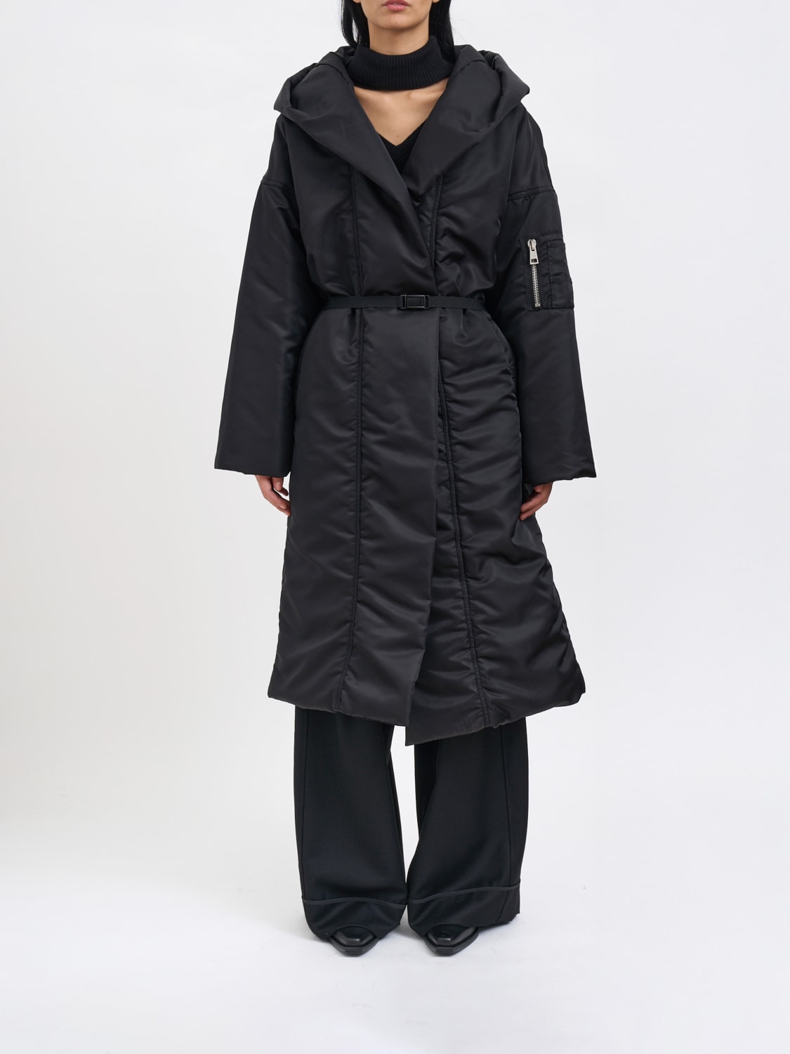 ANDREA YA'AQOV COAT: Jacket woman Andrea Ya'aqov, Black - Img 1