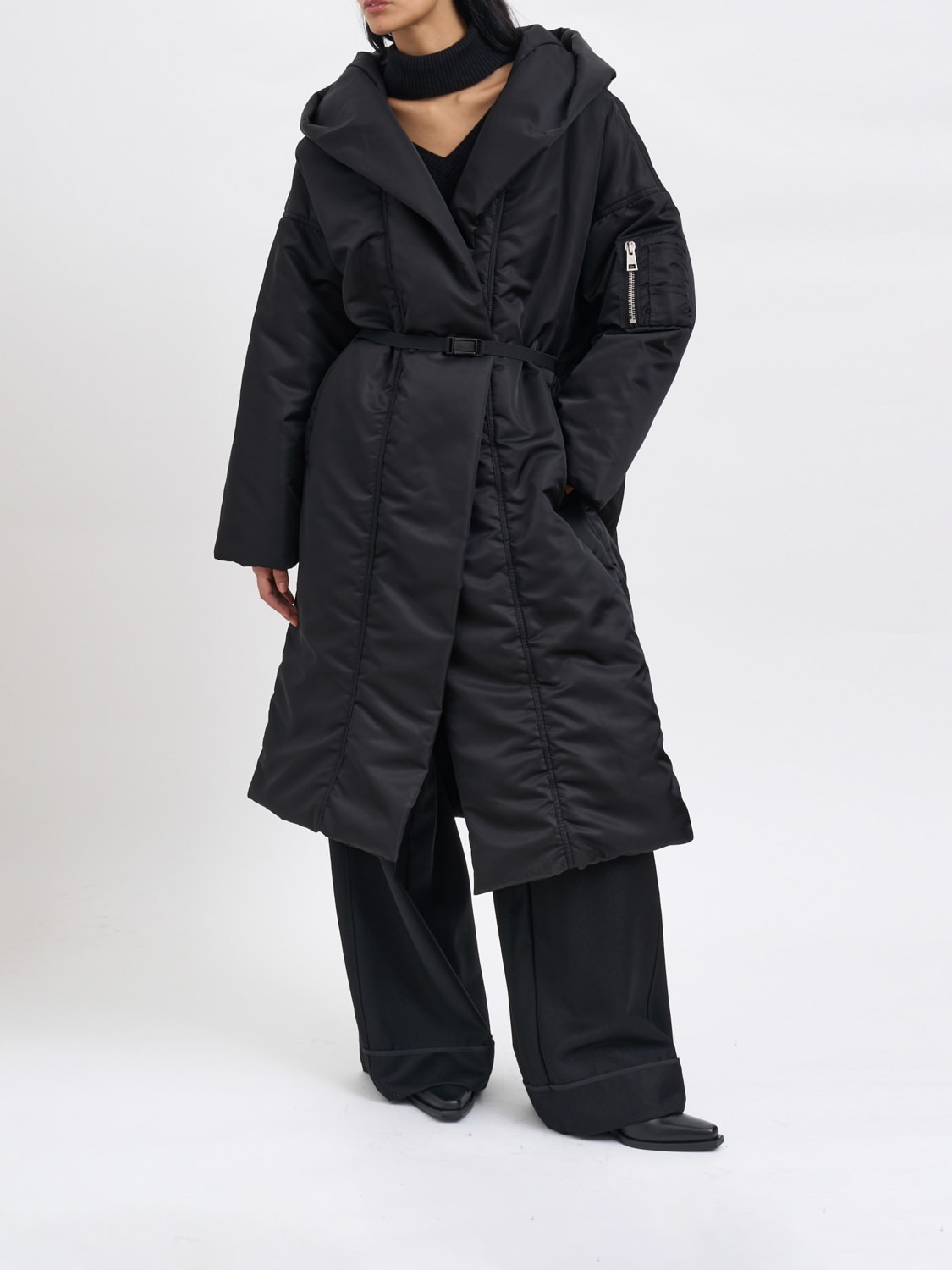 ANDREA YA'AQOV COAT: Jacket woman Andrea Ya'aqov, Black - Img 2