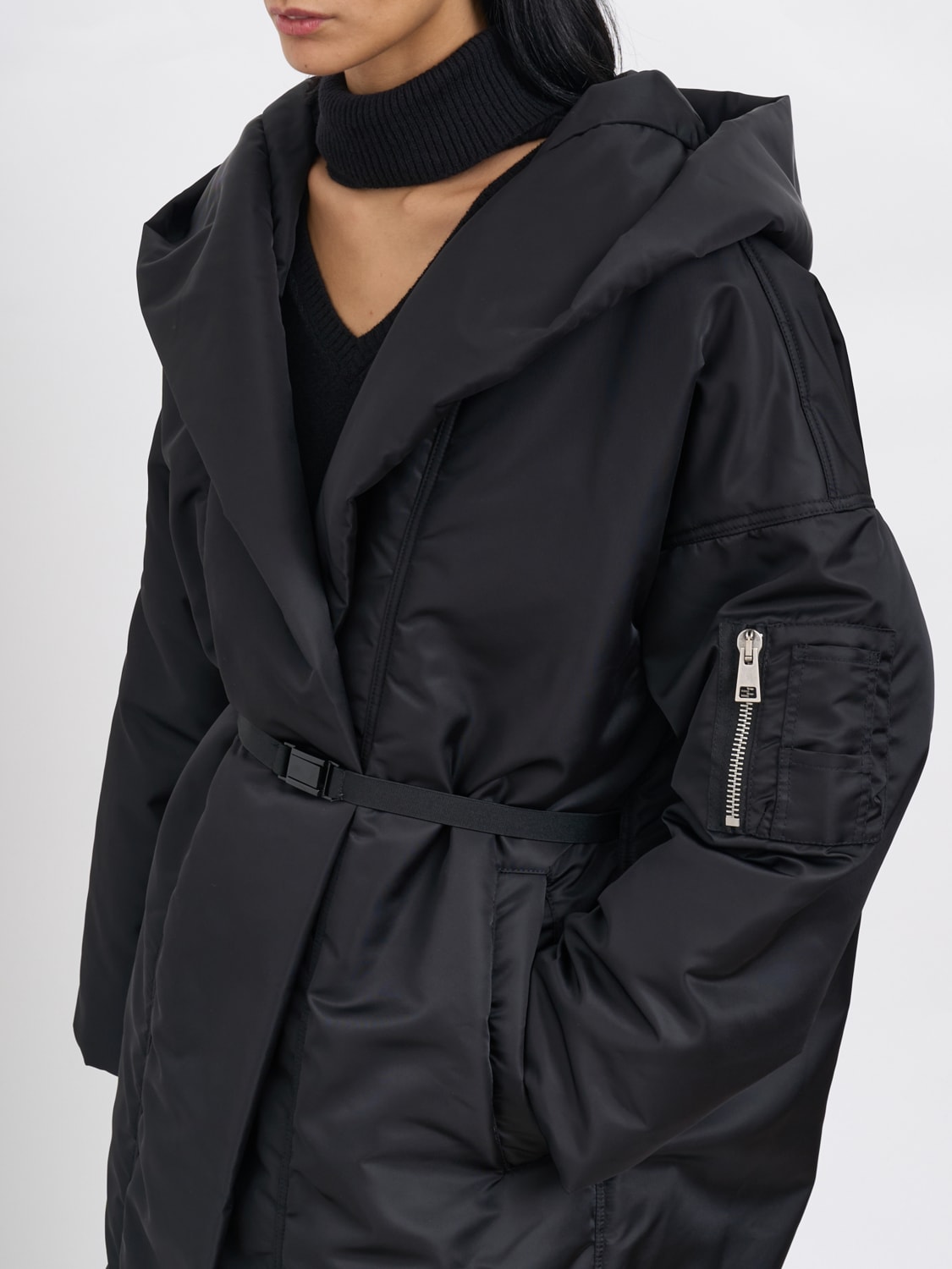 ANDREA YA'AQOV COAT: Jacket woman Andrea Ya'aqov, Black - Img 5