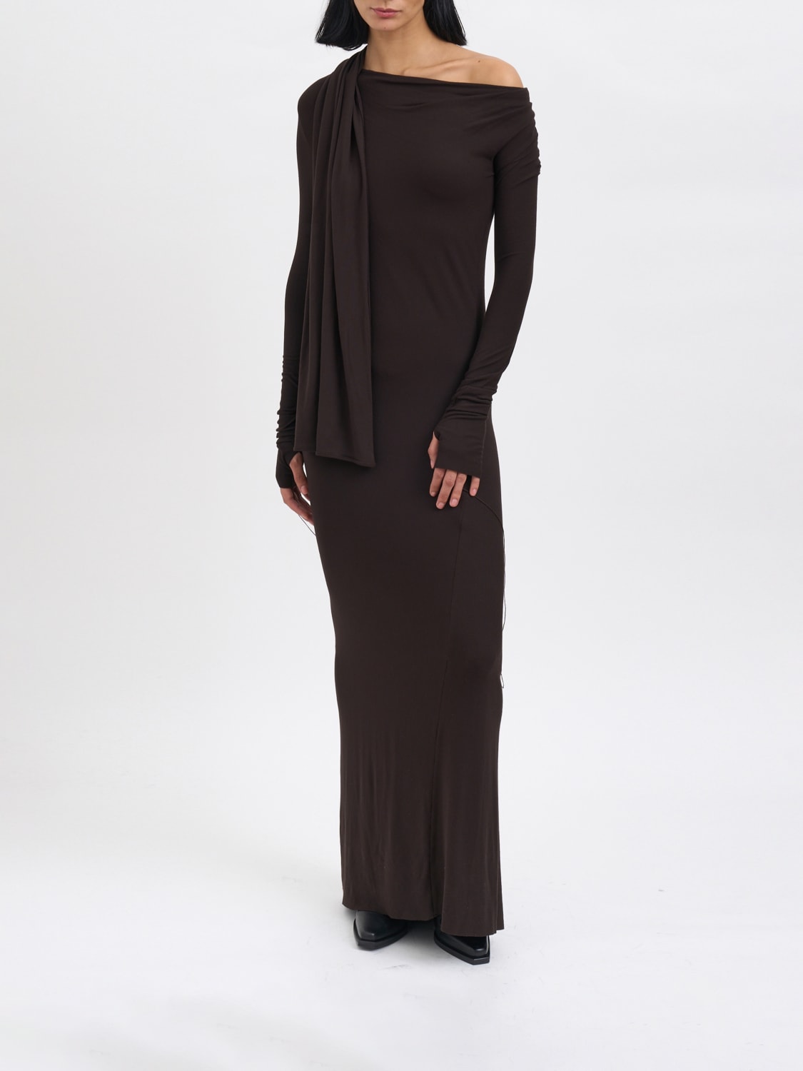 ANDREA YA'AQOV ABITO: Abito in modal Andrea Ya'aqov, Marrone - Img 2