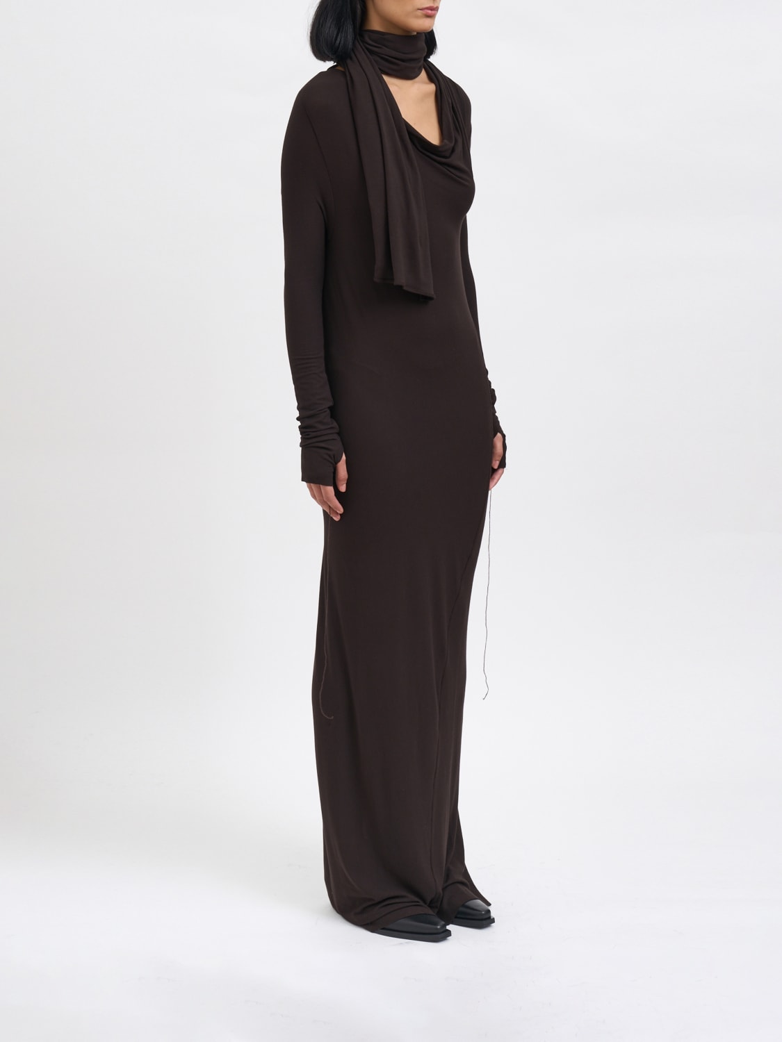 ANDREA YA'AQOV ABITO: Abito in modal Andrea Ya'aqov, Marrone - Img 4