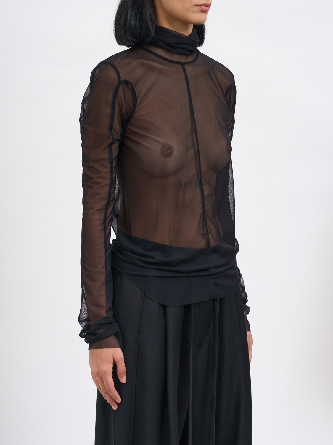 ANDREA YA'AQOV TOP: Pullover damen Andrea Ya'aqov, Schwarz - Img 3