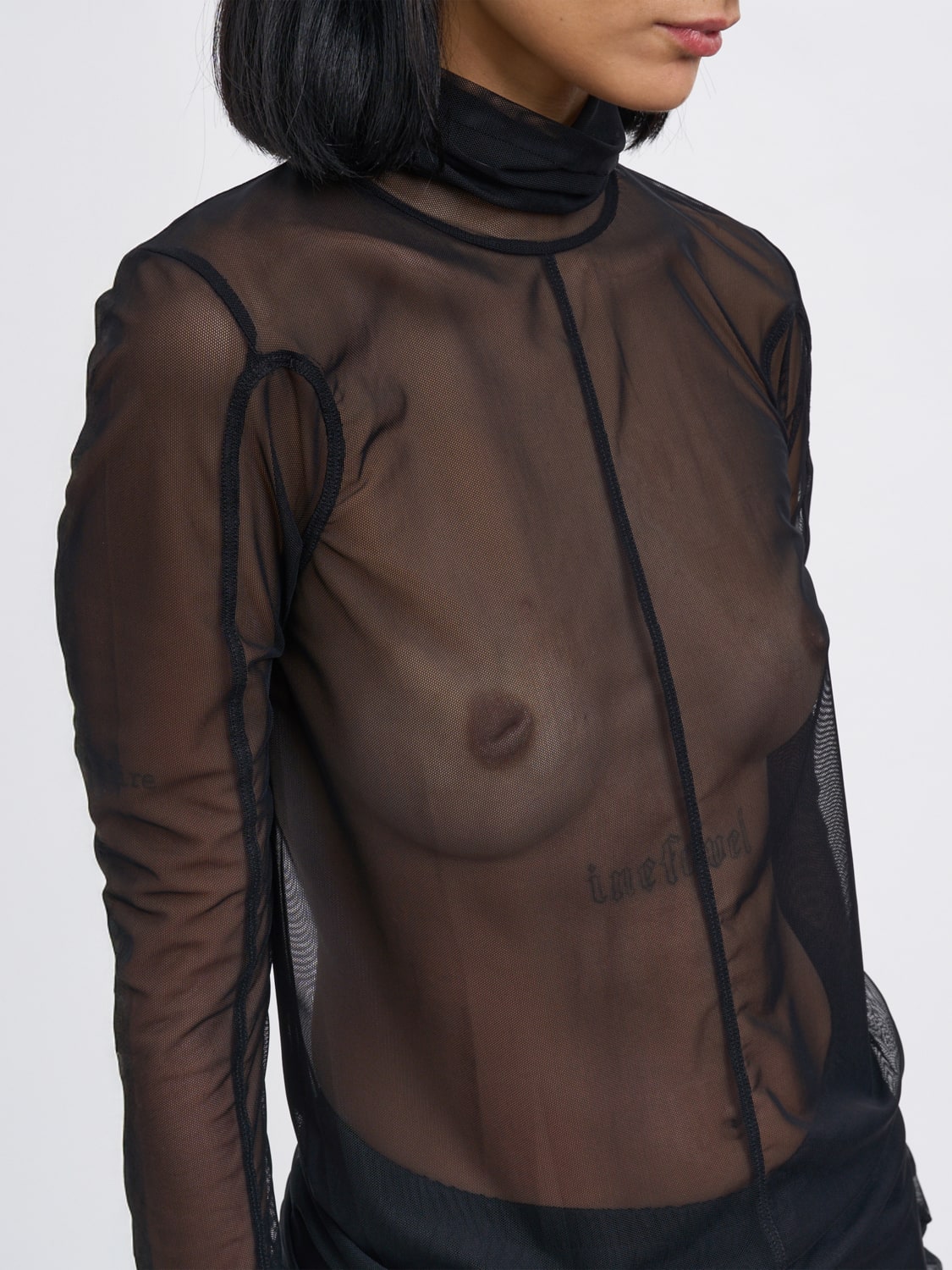 ANDREA YA'AQOV TOP: Pullover damen Andrea Ya'aqov, Schwarz - Img 4