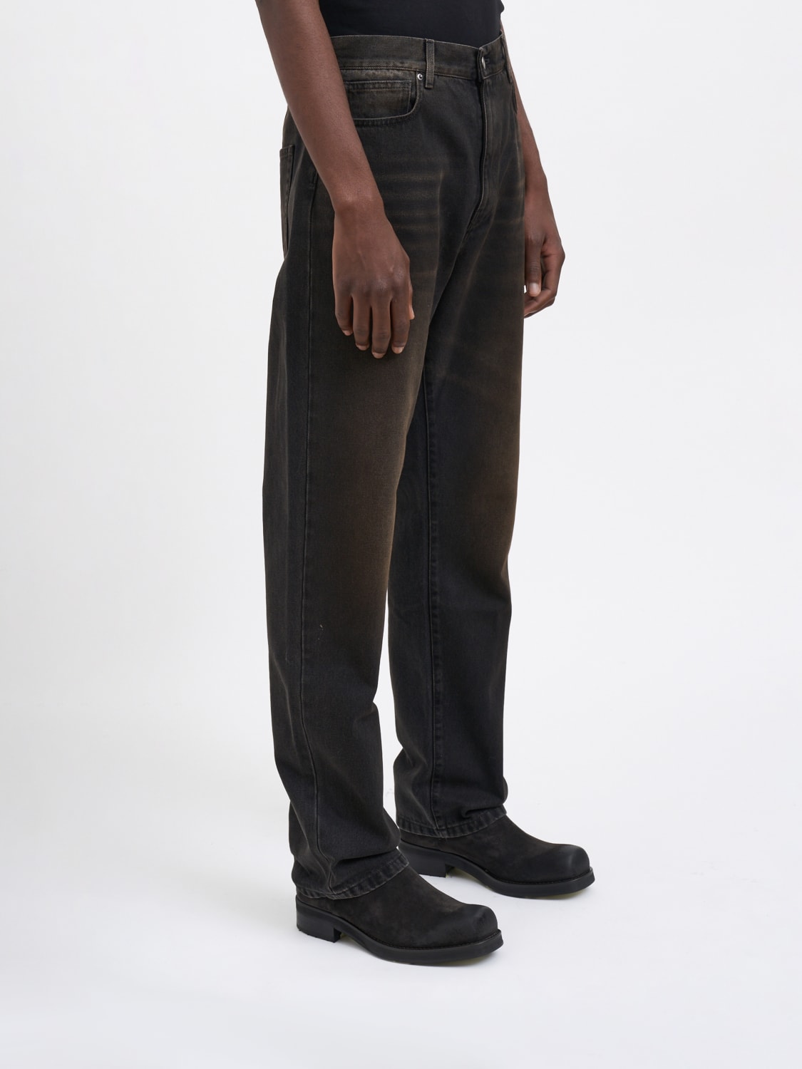 PAURA ジーンズ: ジーンズ メンズ Paura, ブラック - Img 3