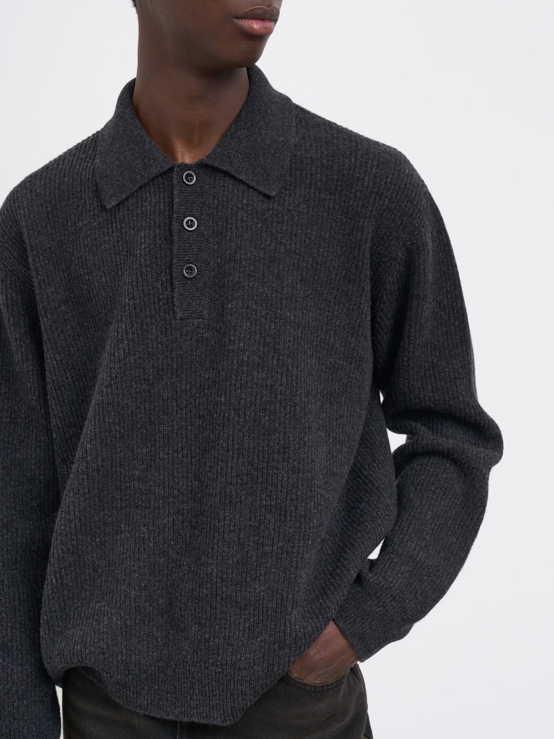 PAURA POLO: Jersey hombre Paura, Gris - Img 2