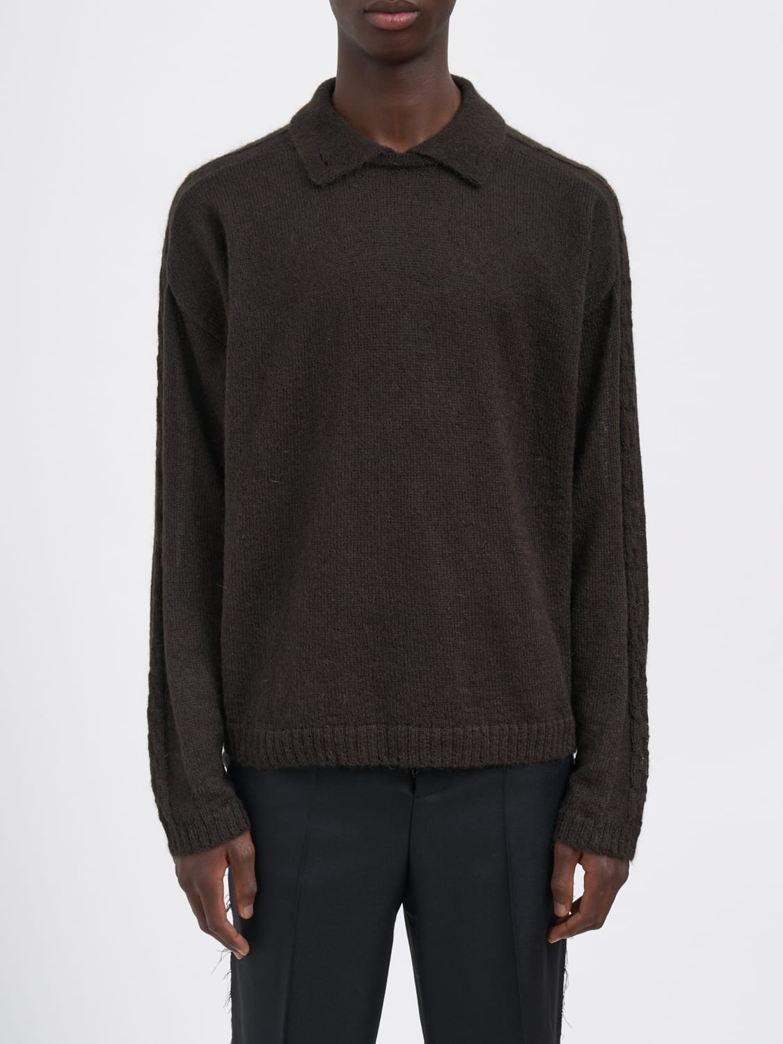 PAURA POLO: Pullover herren Paura, Braun - Img 1