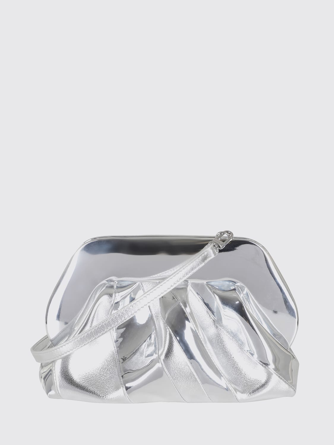 THEMOIRÈ CLUTCH: Shoulder bag woman ThemoirÈ, Silver - Img 2