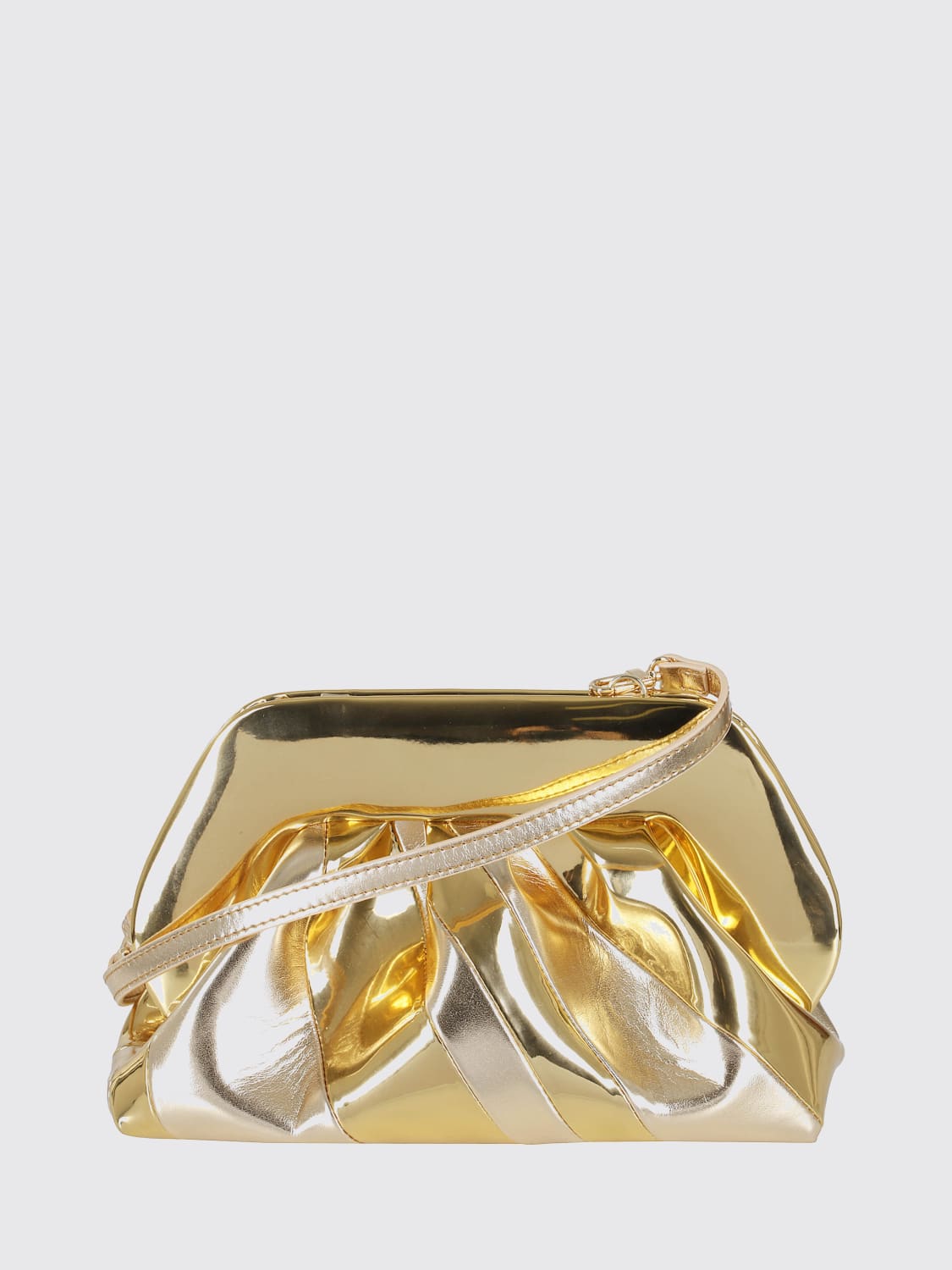 THEMOIRÈ CLUTCH: Shoulder bag woman ThemoirÈ, Gold - Img 2