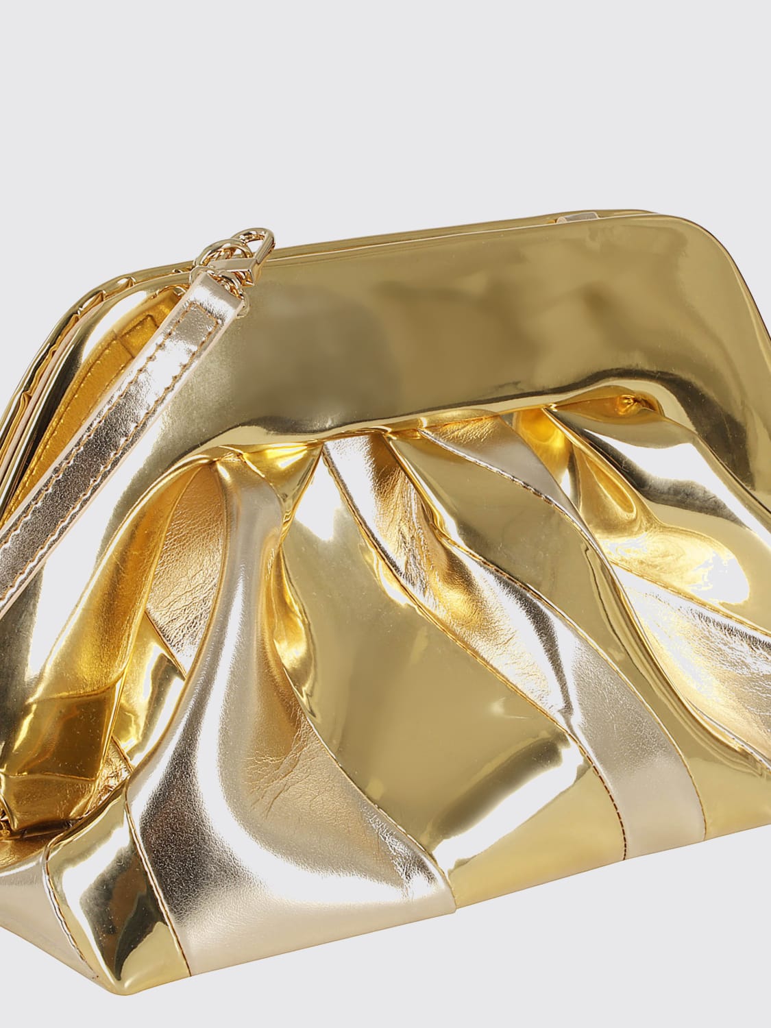 THEMOIRÈ CLUTCH: Shoulder bag woman ThemoirÈ, Gold - Img 3