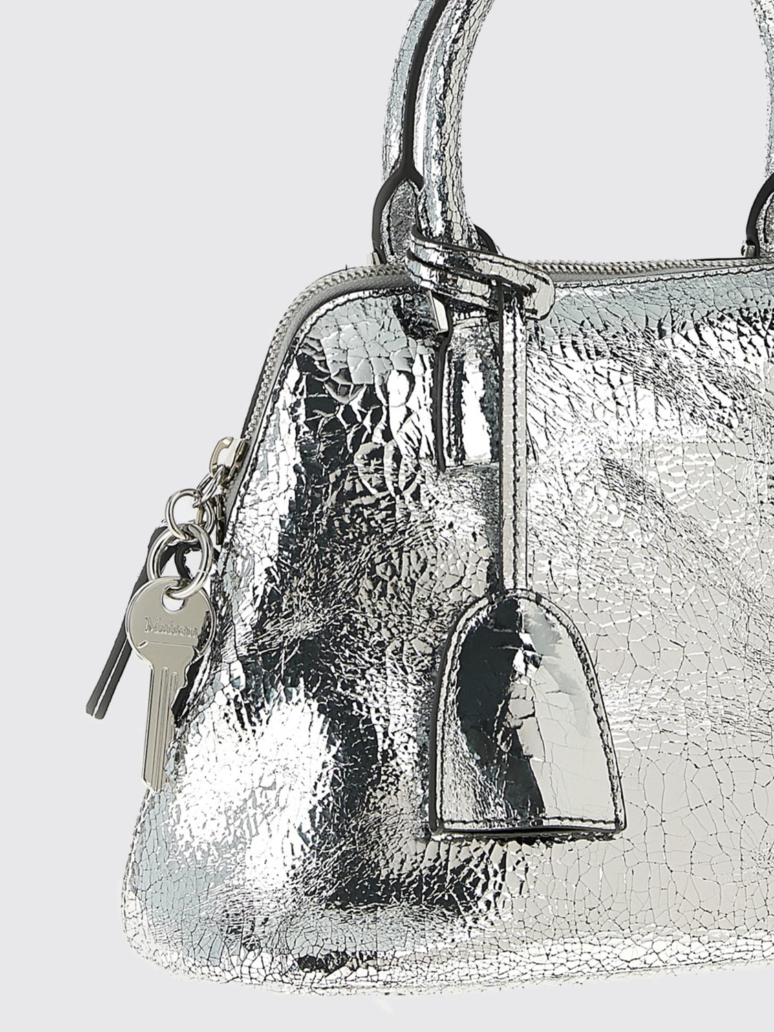 MAISON MARGIELA HANDTASCHE: Schultertasche damen Maison Margiela, Silber - Img 3