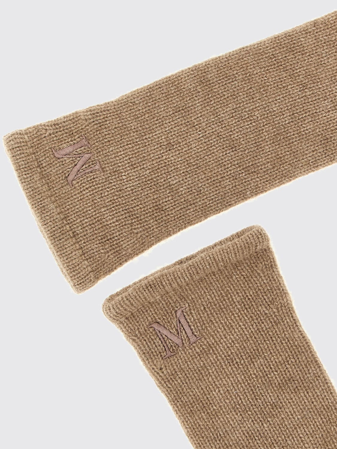 MAX MARA GLOVES: Gloves woman Max Mara, Beige - Img 3