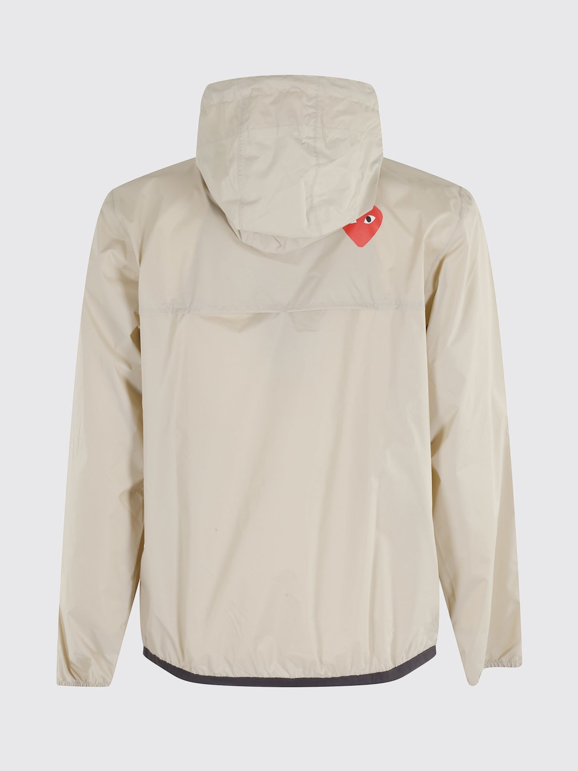 COMME DES GARCONS PLAY X K-WAY JACKE: Jacke herren Comme Des Garçons Play X K-way, Beige - Img 2